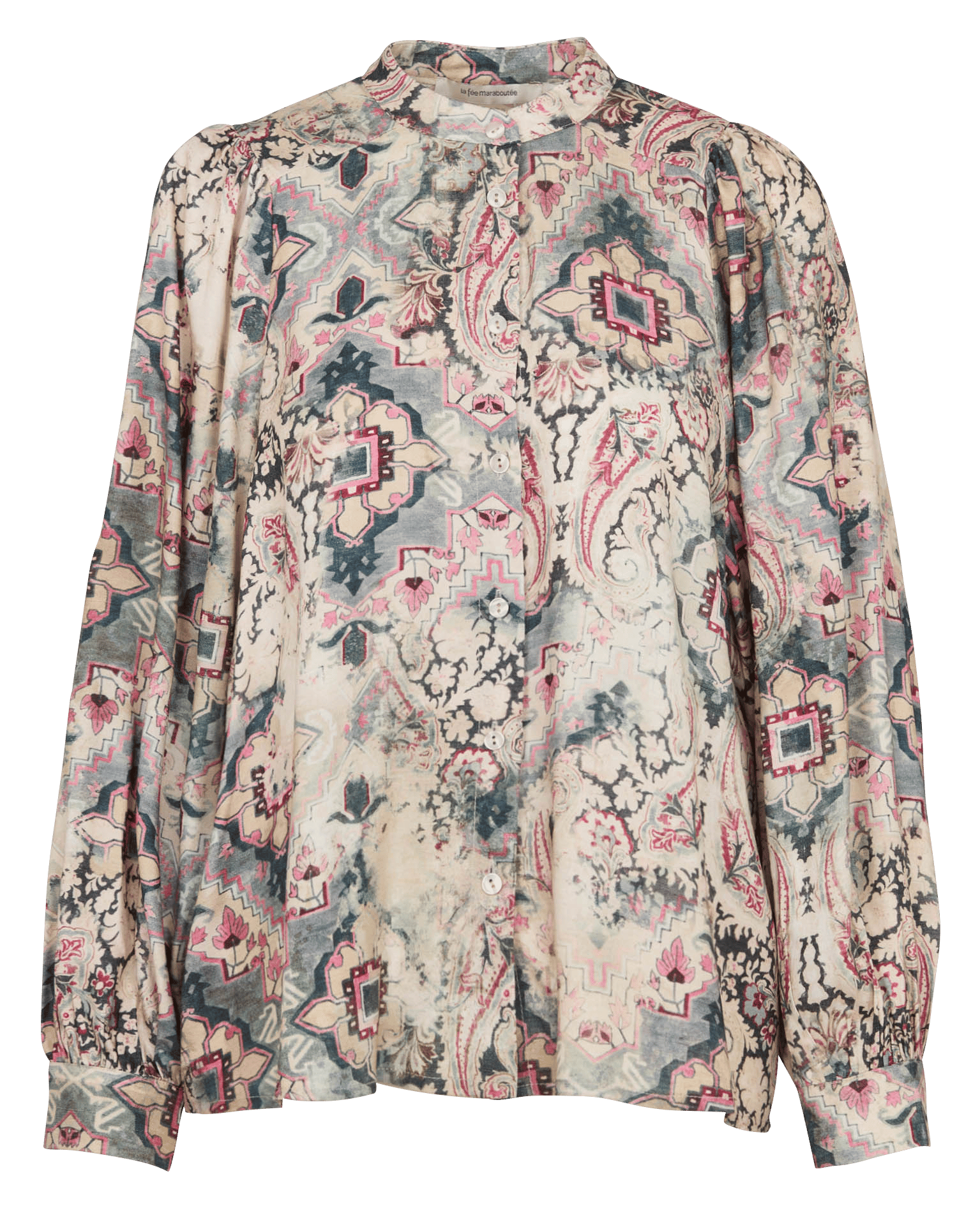 Shirt met ronde hals LA FEE MARABOUTEE Wit