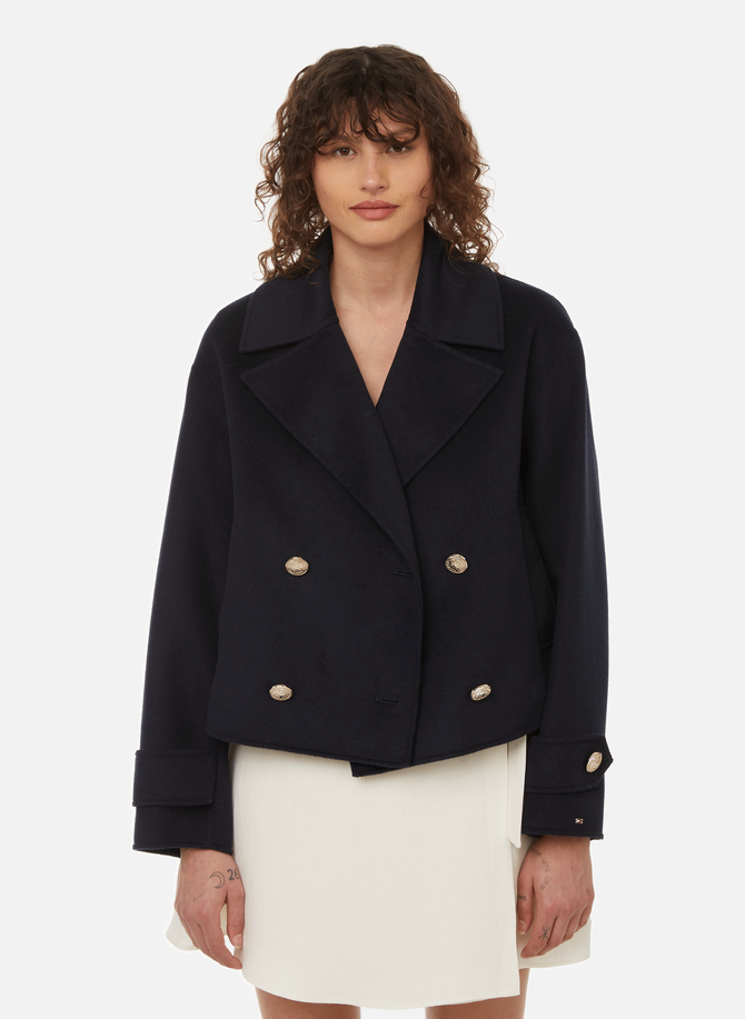 Double-breasted wool-blend peacoat TOMMY HILFIGER