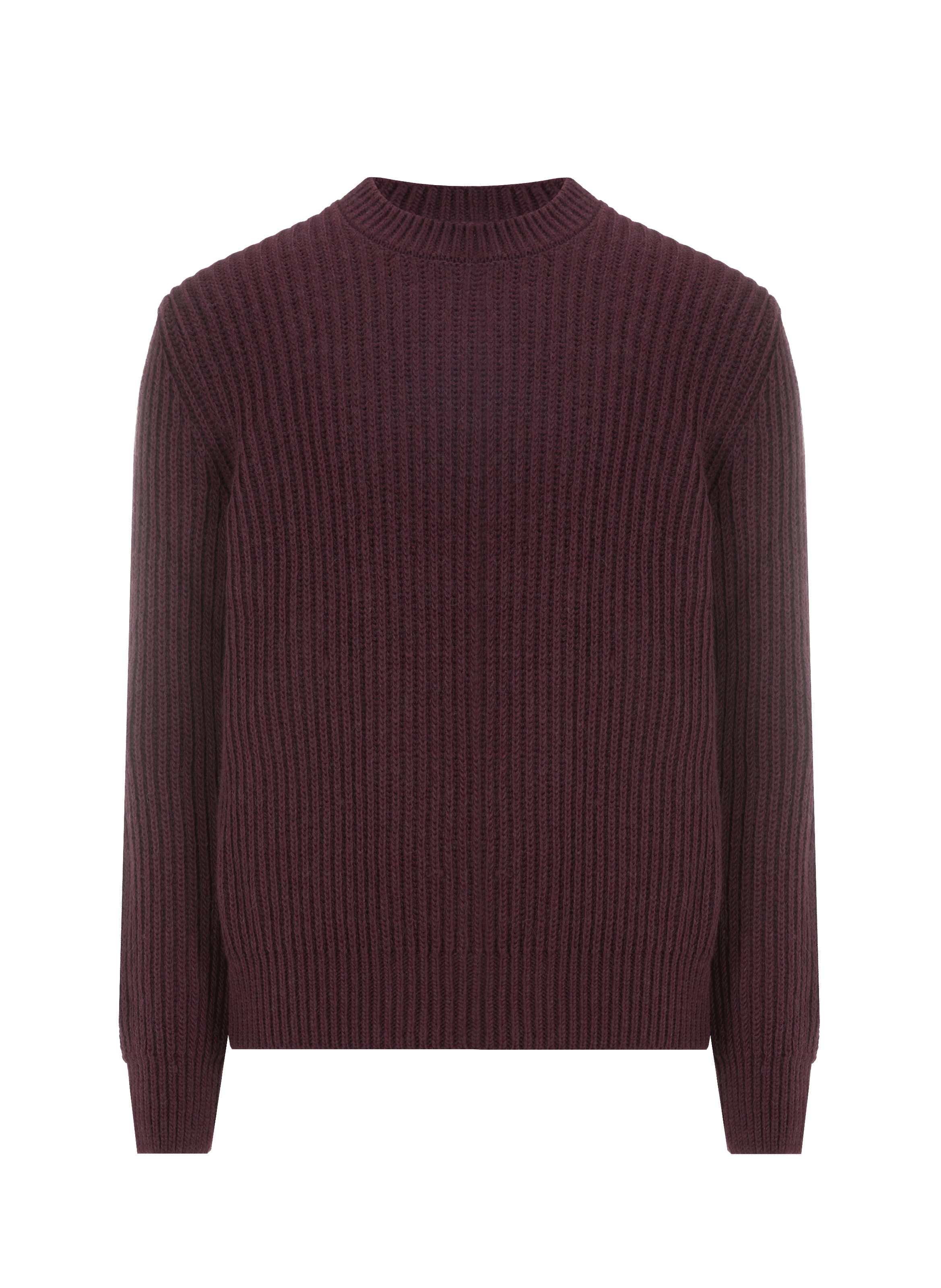 Pull en maille en laine mélangé AU PRINTEMPS PARIS Rouge