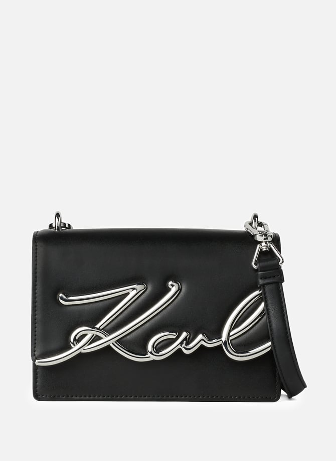 Sac K/Signature en cuir KARL LAGERFELD