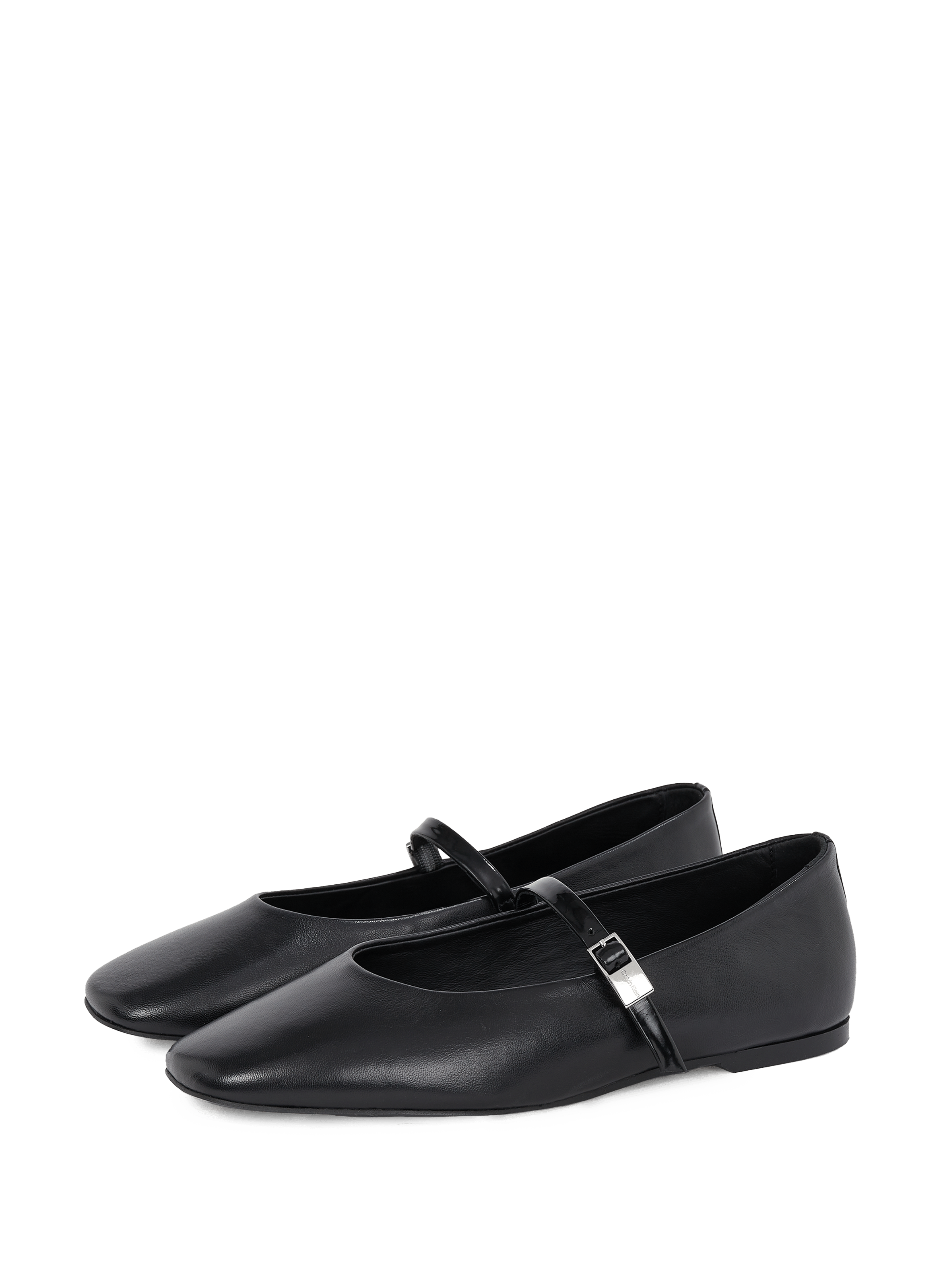Ballerines en cuir CALVIN KLEIN Noir