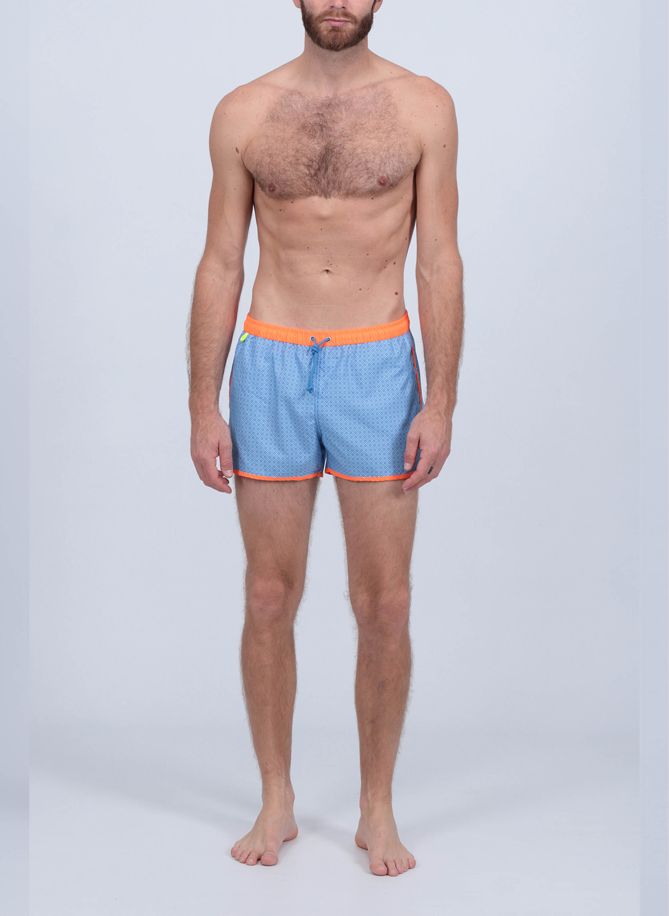 Short de bain court     azulejos GILI'S Bleu