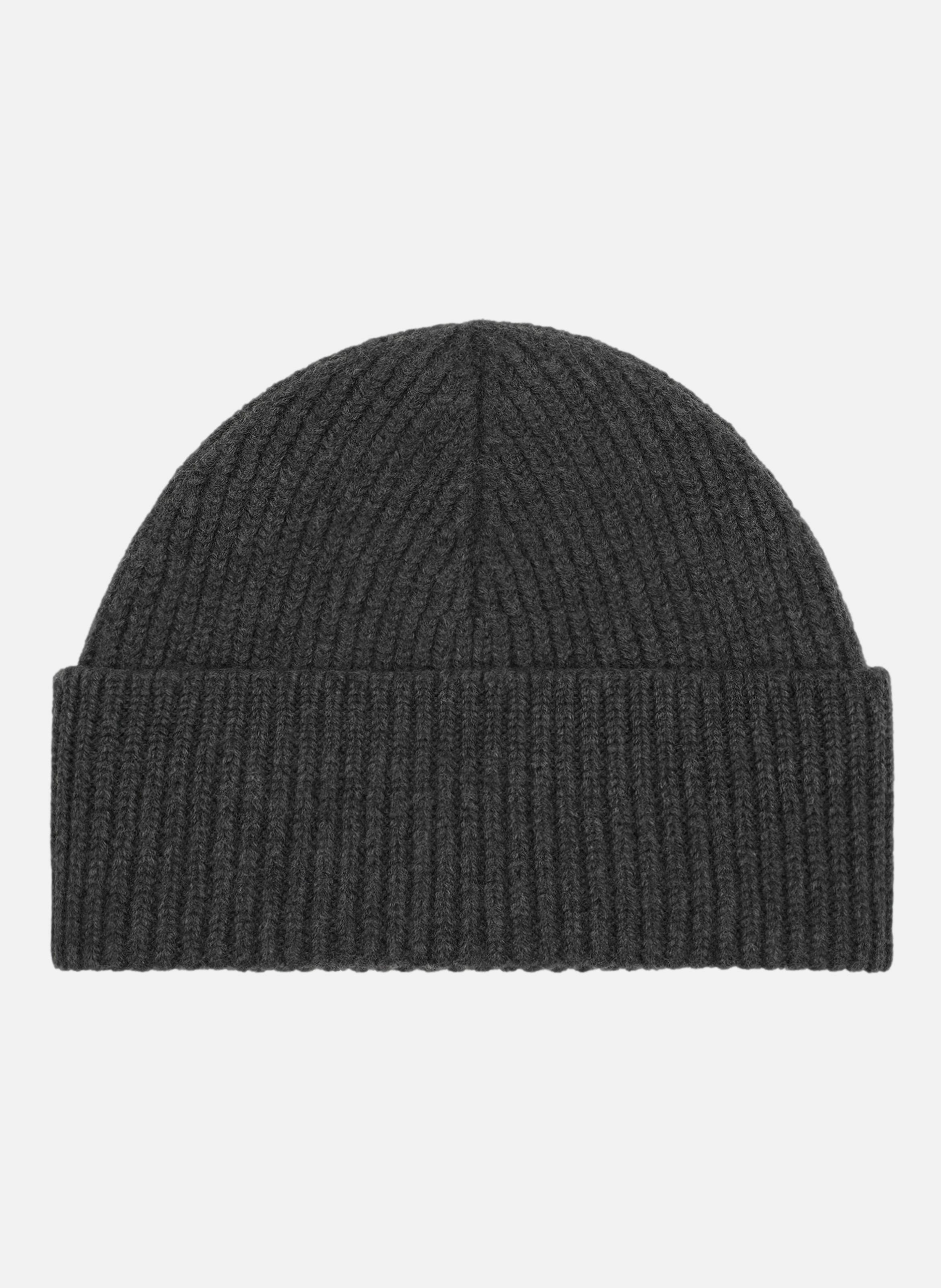 Bonnet ami de coeur en laine unisexe AMI PARIS Gris