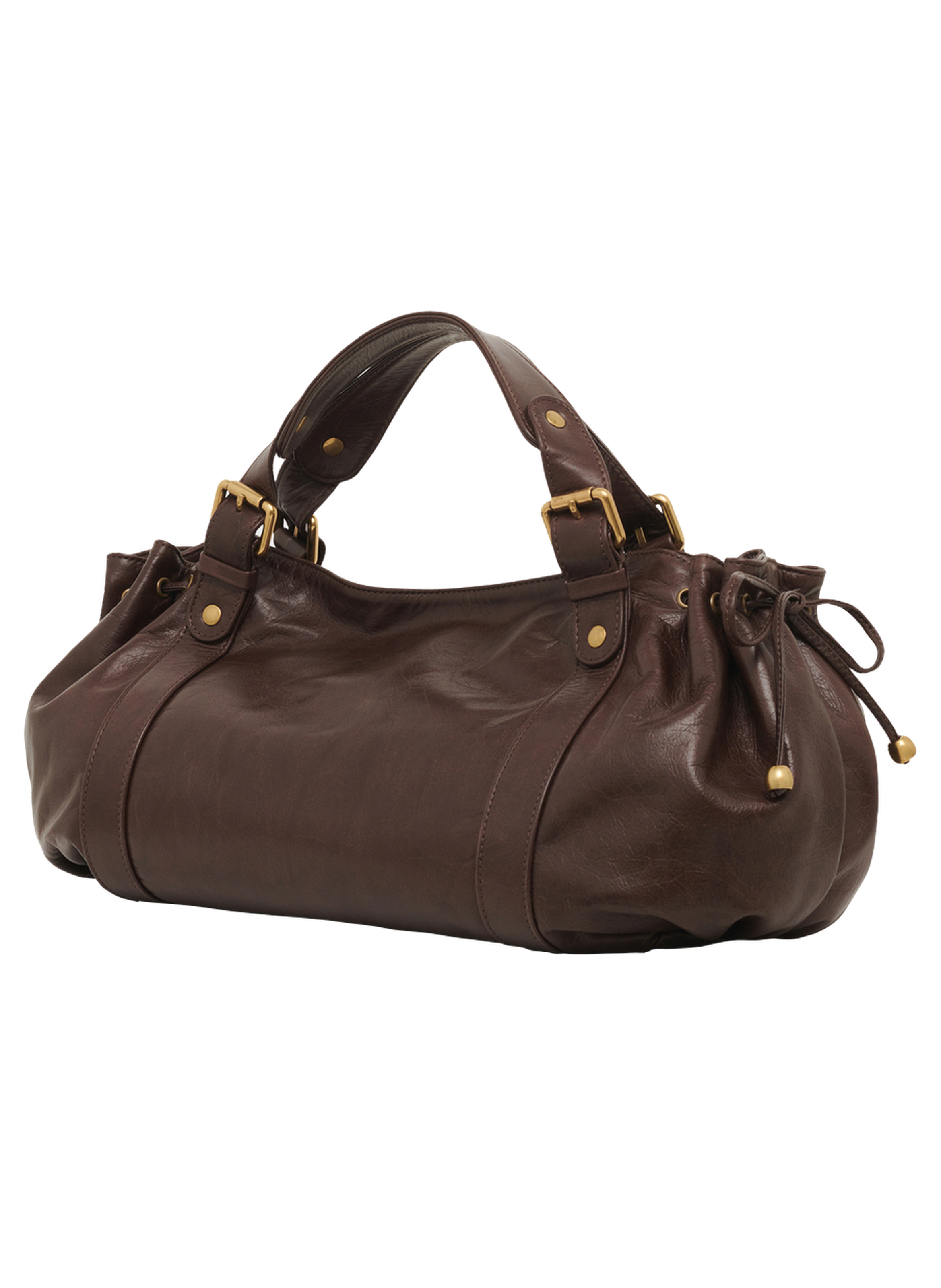 Sac à main en cuir froissé - 24h GERARD DAREL Marron