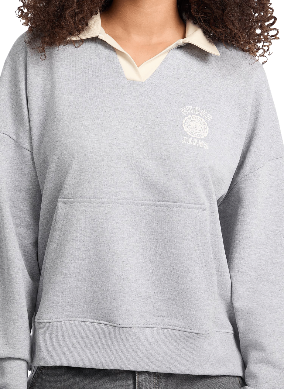 Sweatshirt en coton GUESS Gris