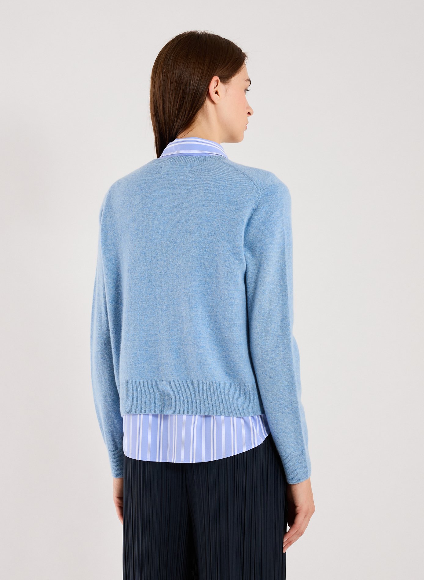 Cardigan en cachemire Saboston SAMSOE SAMSOE Bleu