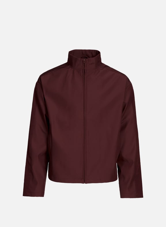 Straight jacket with high collar Red by ARTE ANTWERP ARTE ANTWERP Straight jacket with high collar Red