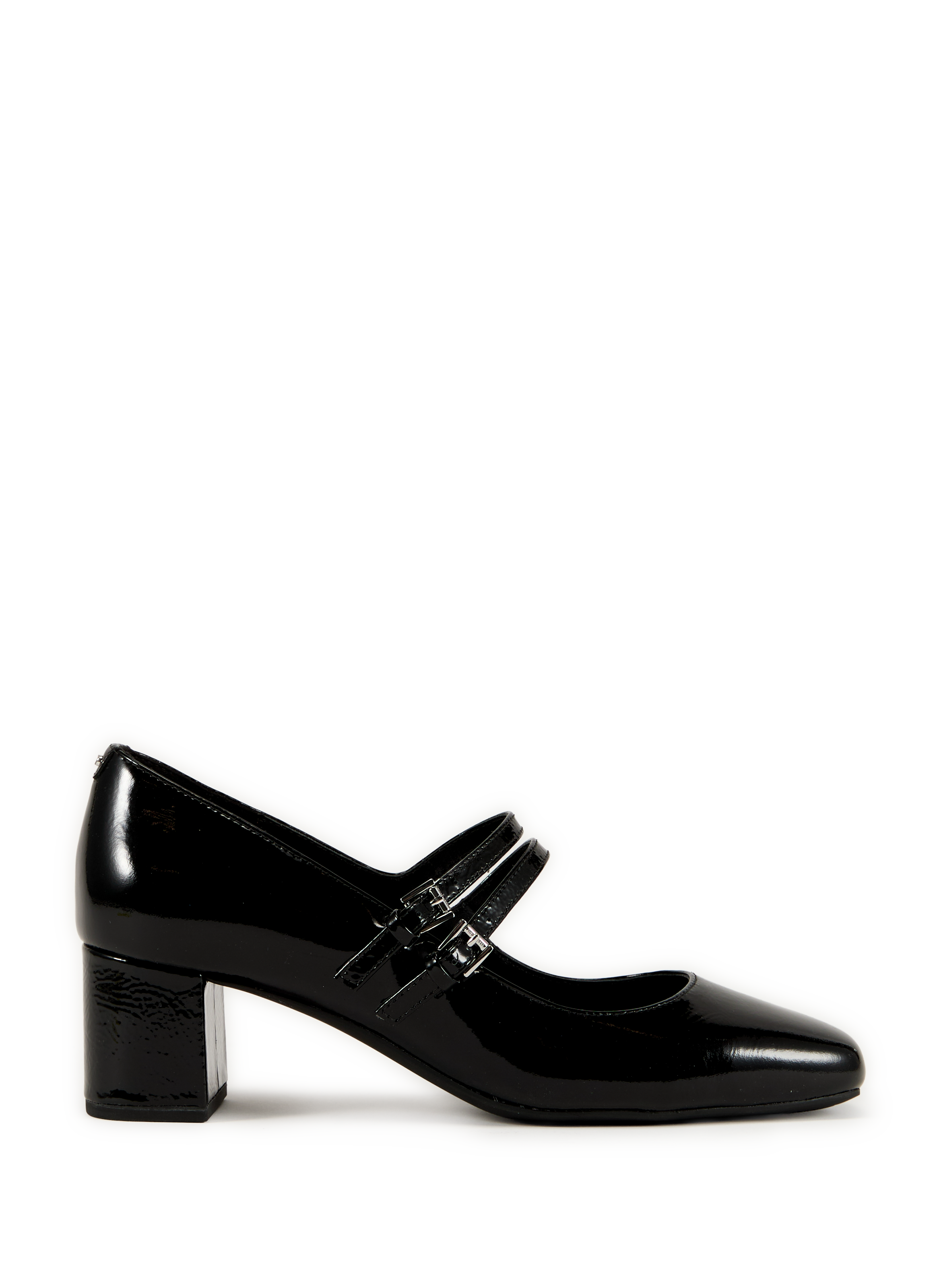 MICHAEL KORS Shiny leather booties Black