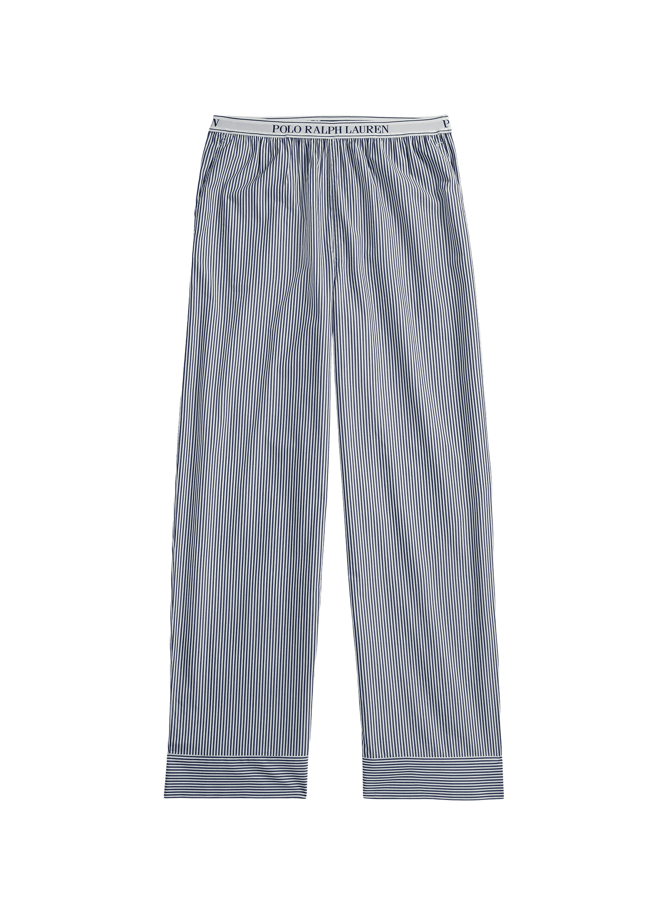 Pantalon de pyjama rayé en coton POLO RALPH LAUREN Bleu