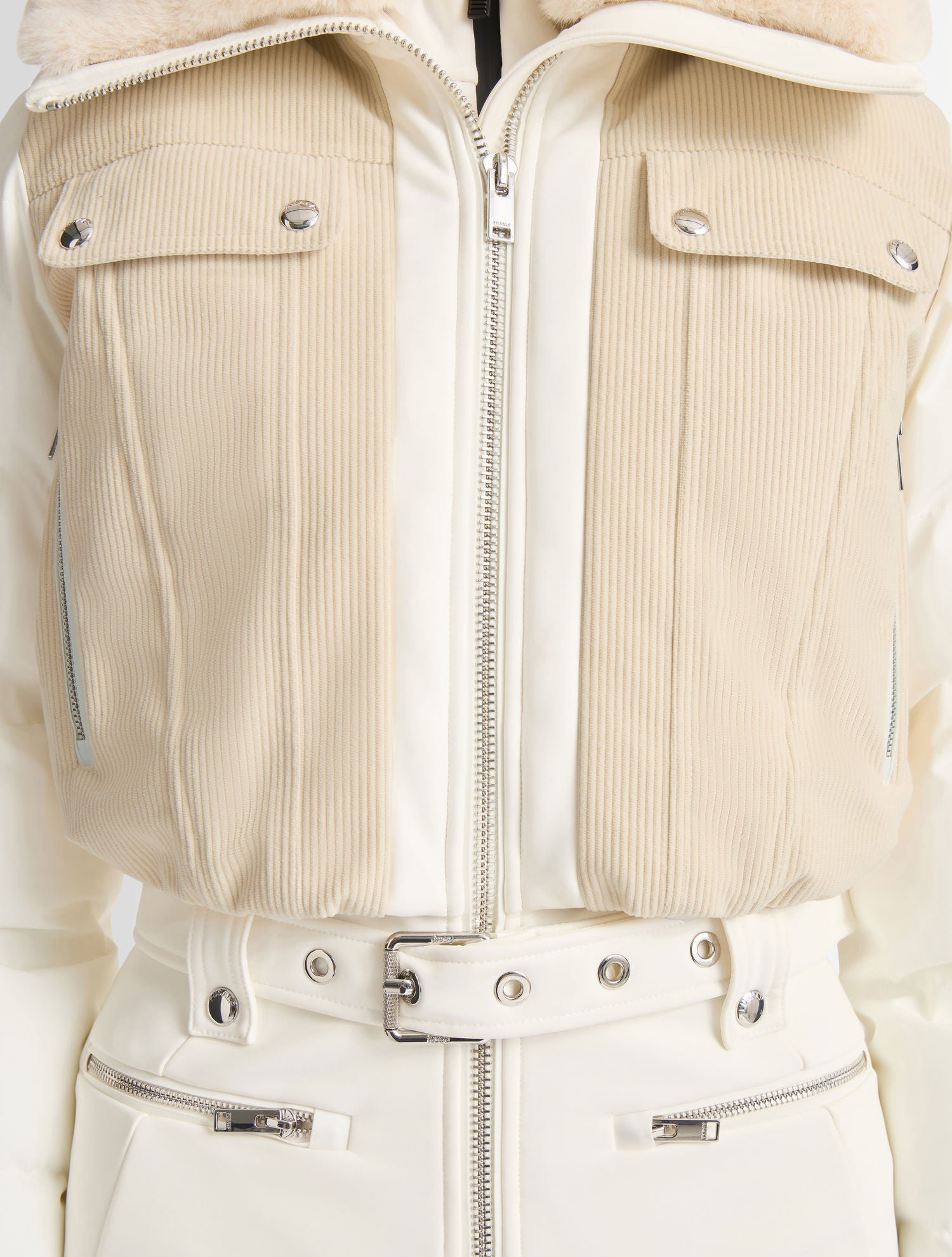 Combinaison de ski karei velvet col montant coupe ajustée FUSALP Jaune