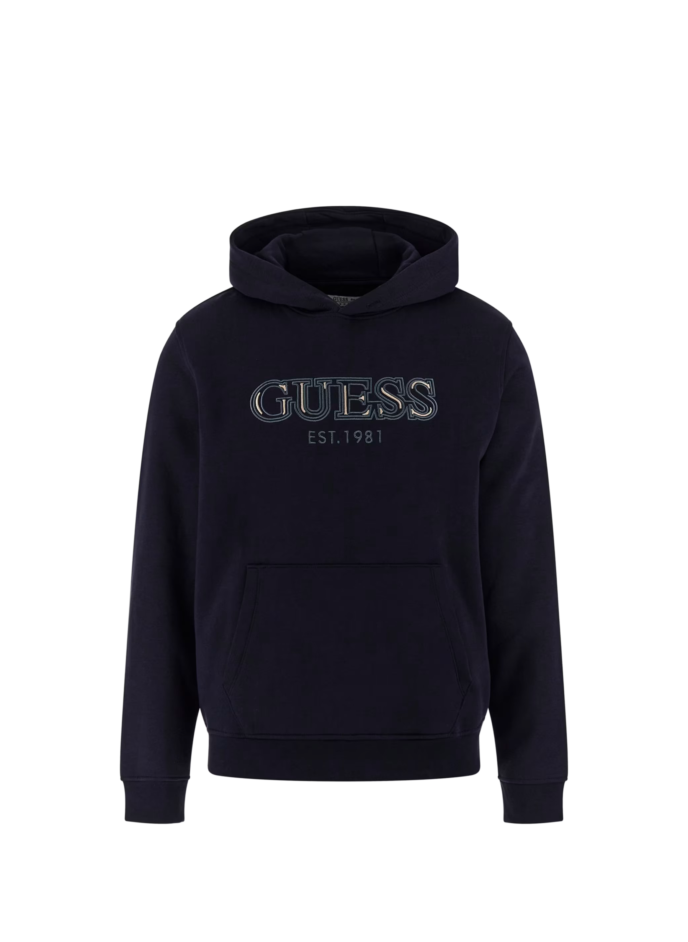 Cotton Blend Hoodie GUESS Blue