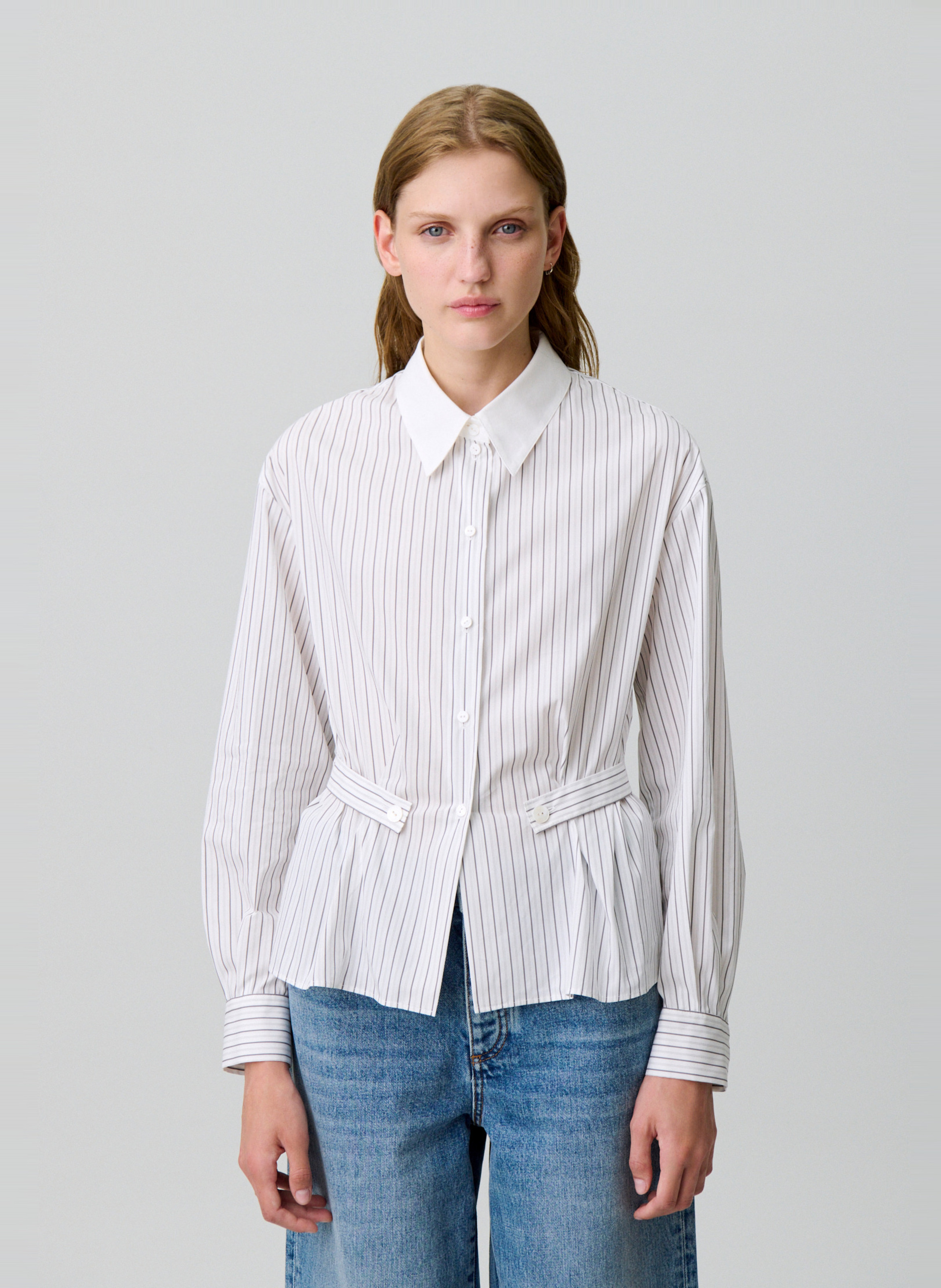 Chemise col classique en coton carla CLAUDIE PIERLOT Multicolore