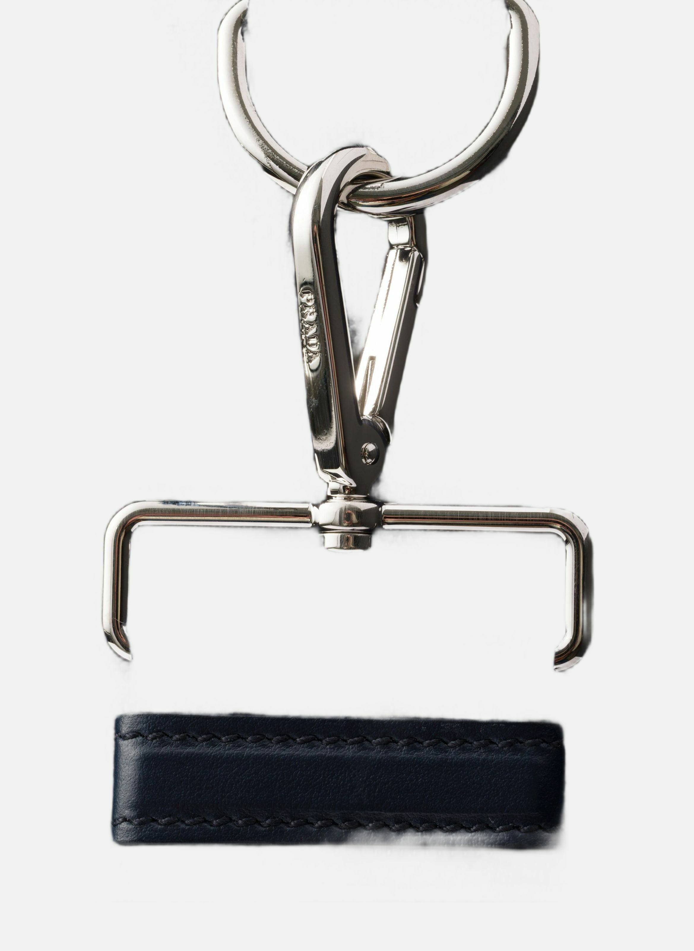 Sac de sport en toile avec cordon de serrage PRADA Bleu