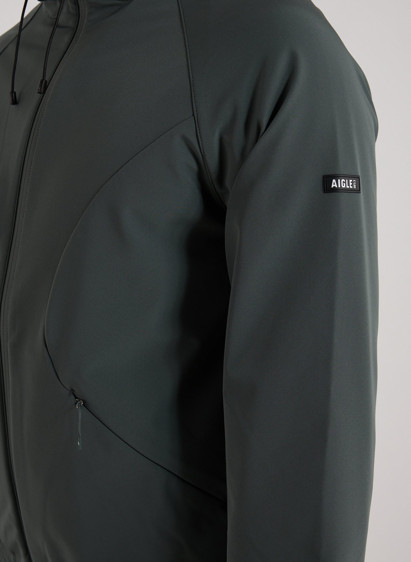 Blouson à capuche AIGLE Gris