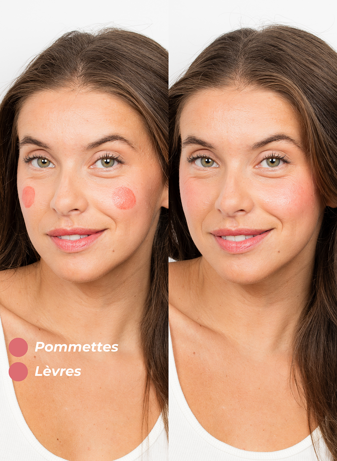 &quot;Iconic&quot; Fur Pouch: Hibiscus Balm &amp; Blush + Black Mascara POMPONNE No color