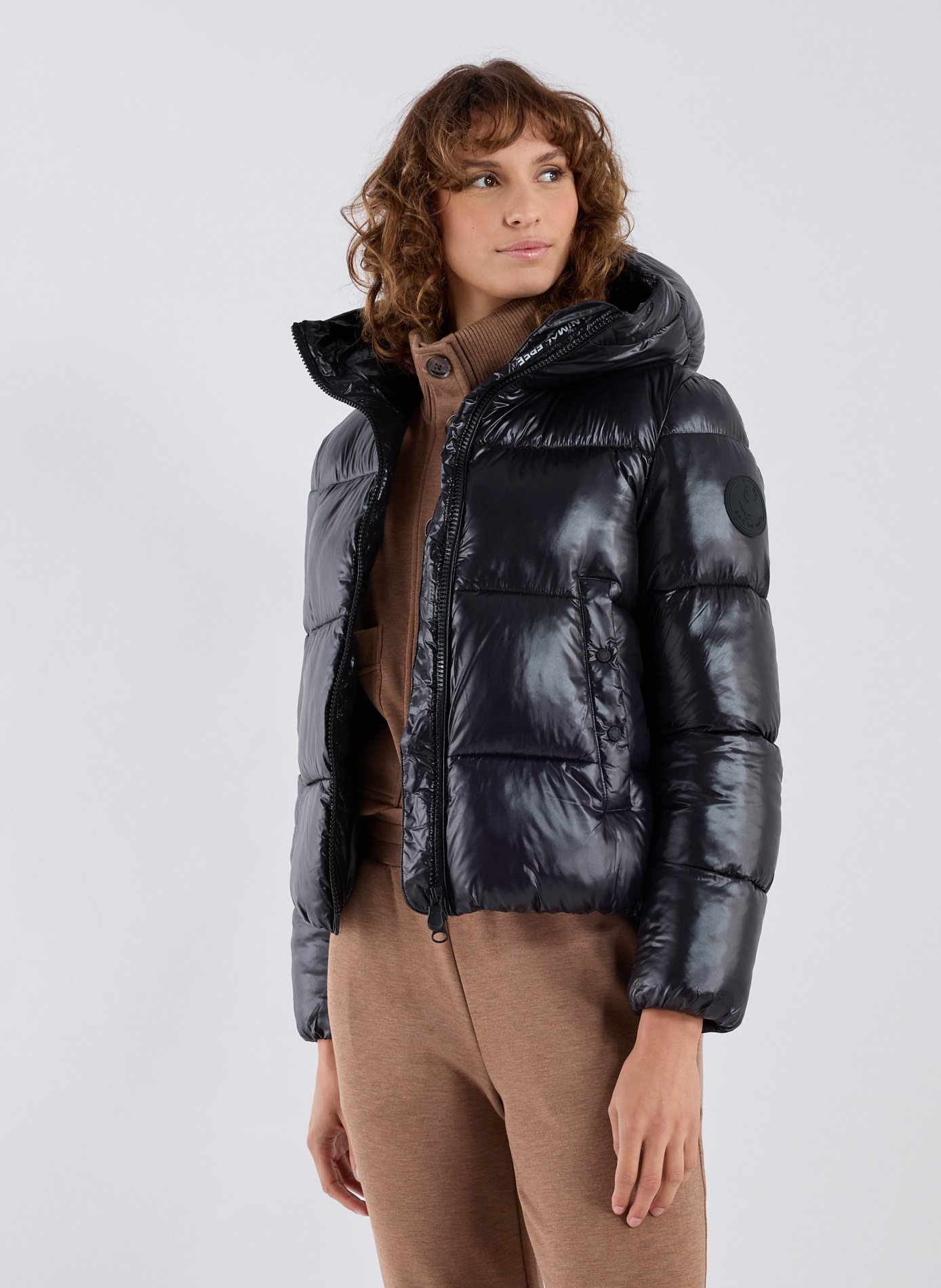 SAVE THE DUCK Padded down jacket Black