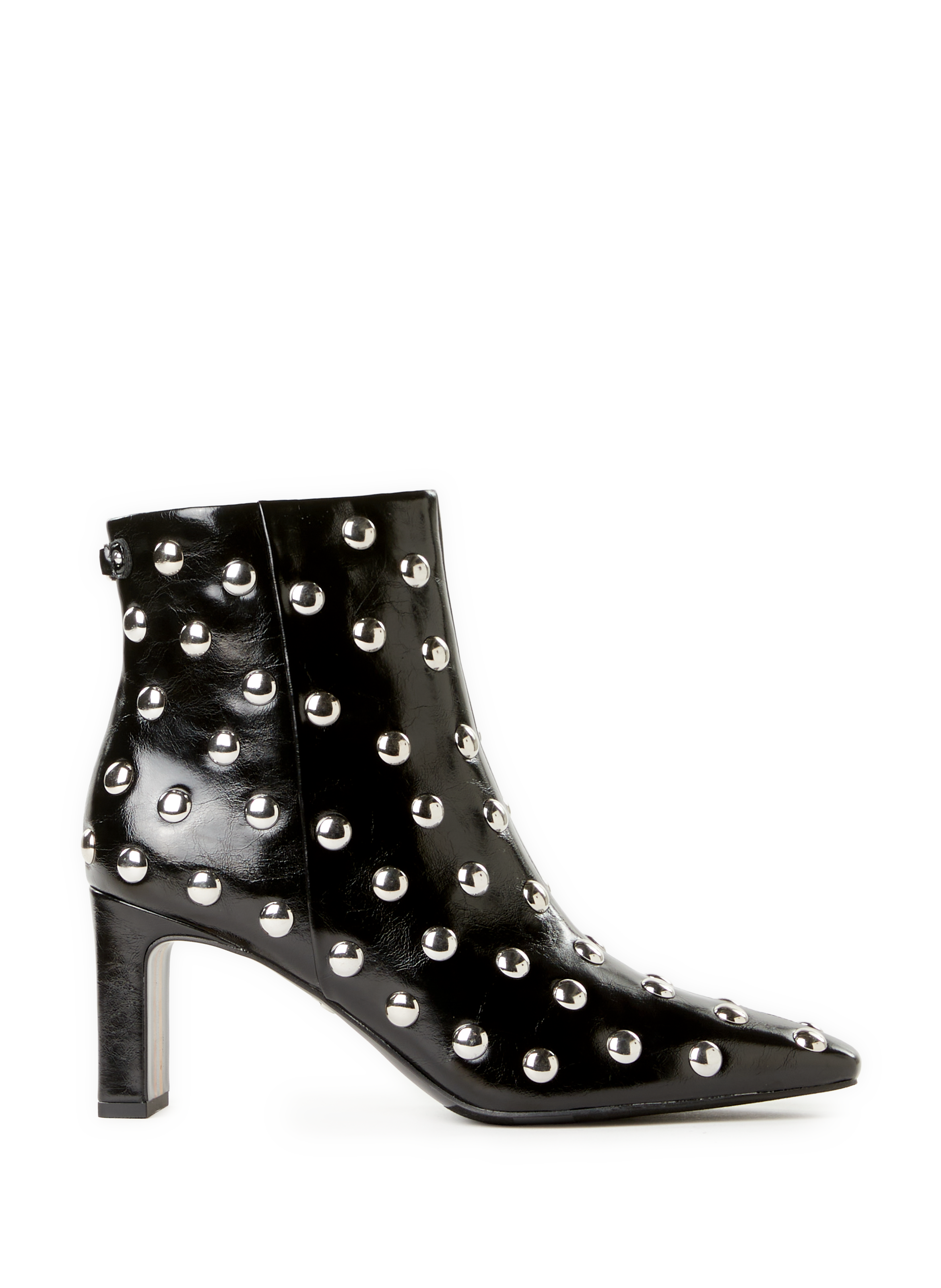 SAM EDELMAN Bottines zippées à talon Noir