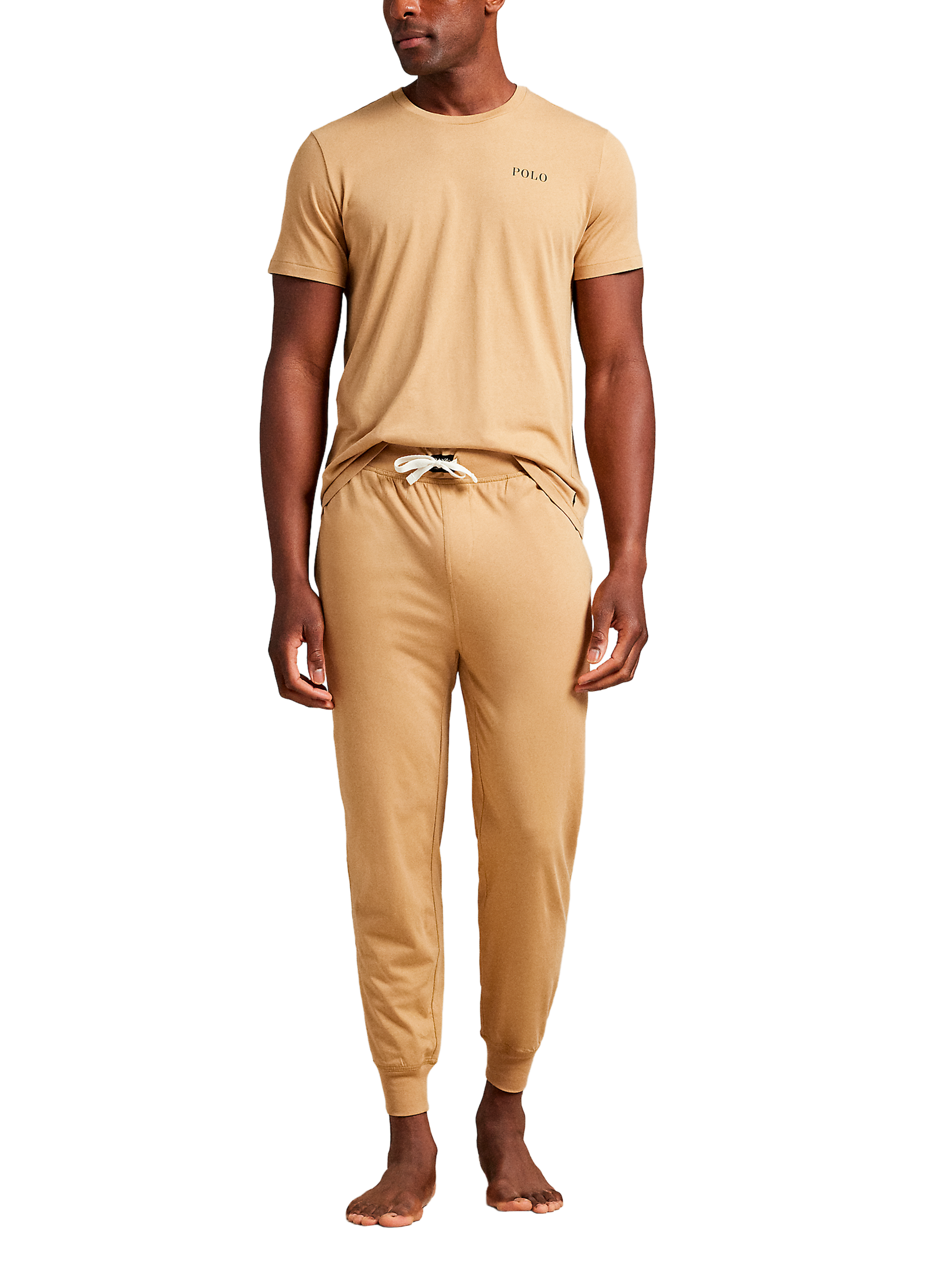 Printed pyjama trousers Beige