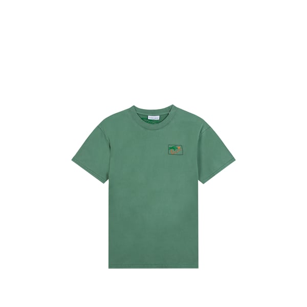 T-shirt Patureau brodé en coton biologique Vert XL Male