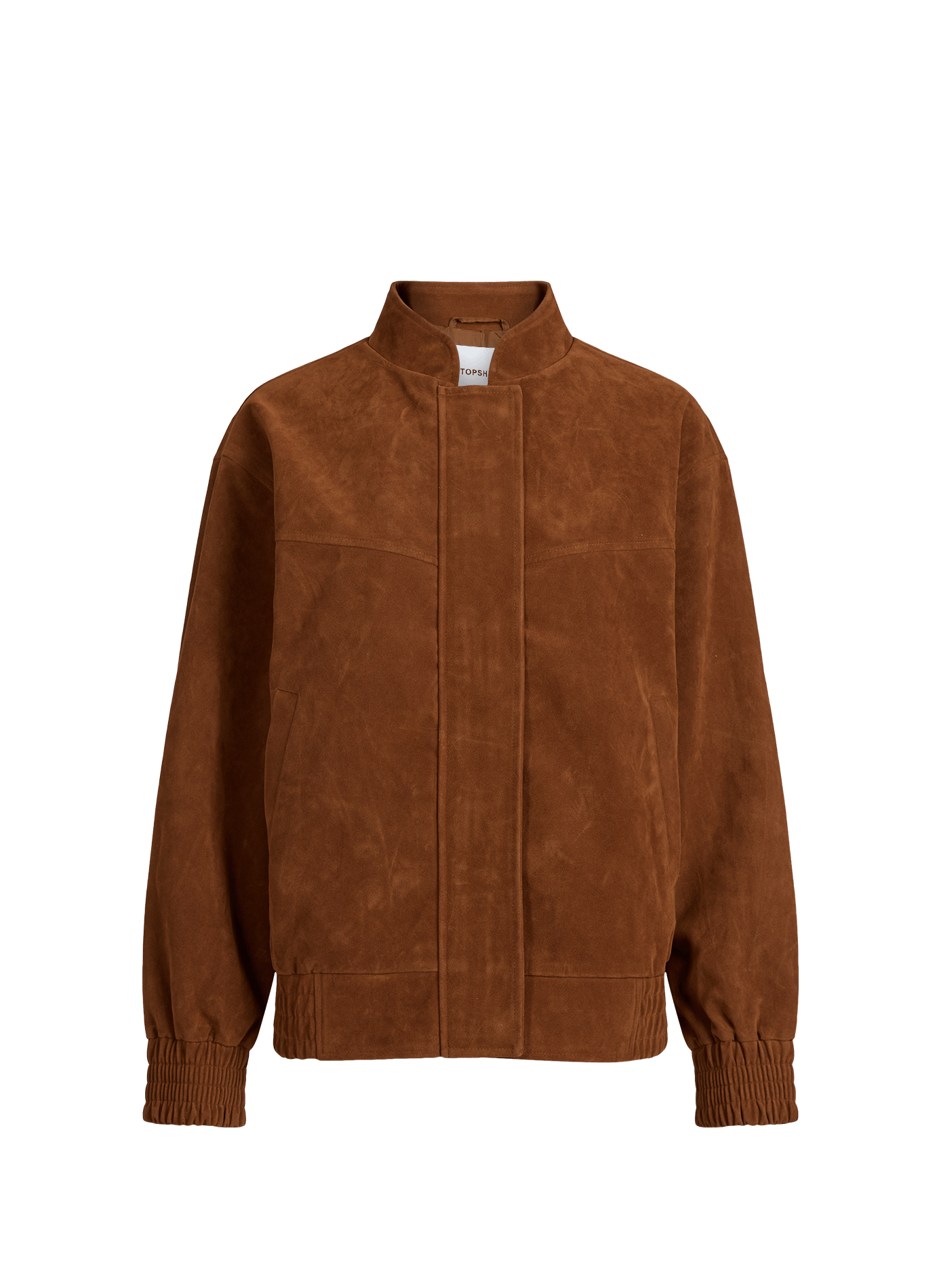 Veste Tscharlotte suédée TOPSHOP Beige