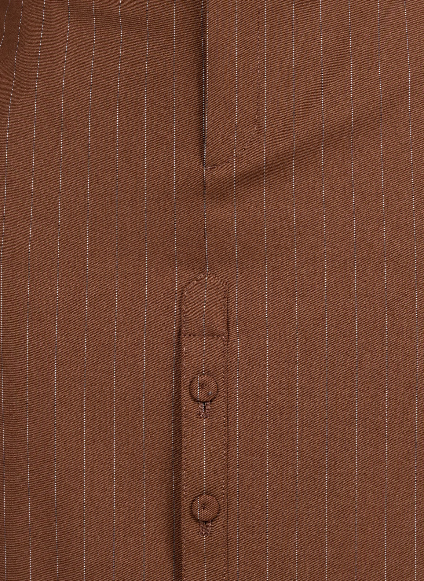 Straight skirts with virgin wool blend stripes JEAN PAUL GAULTIER Brown