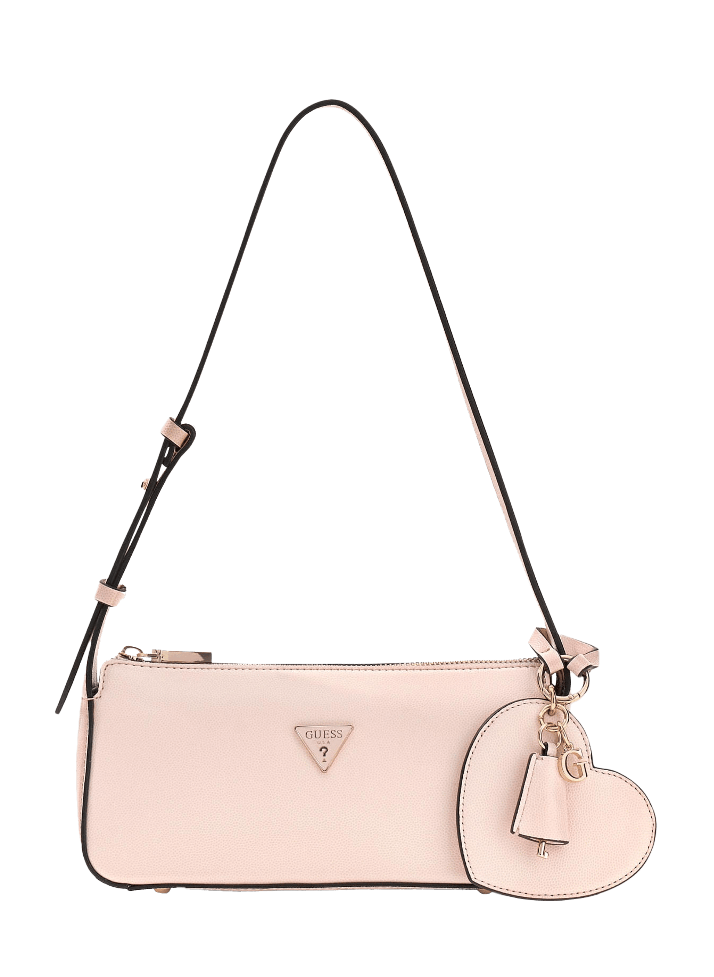 Borsa a tracolla Isobel con dettaglio pendente logo GUESS Rosa