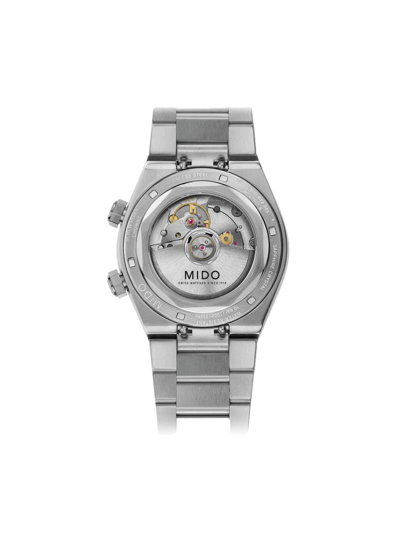 Montre Multifort 8 Two Crowns en acier inoxydable  MIDO Gris