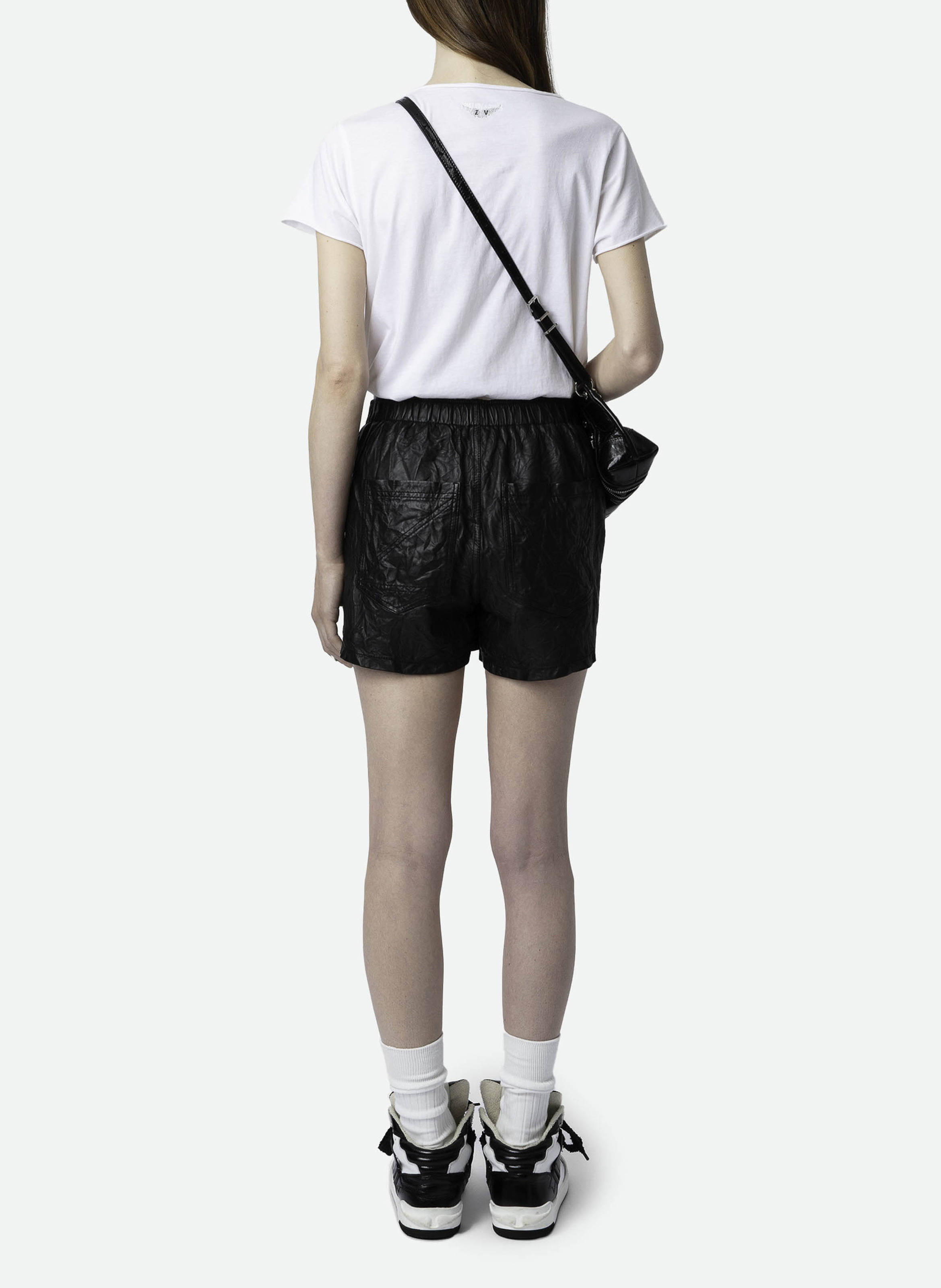 Tee-shirt droit en coton bio tuni ZADIG&VOLTAIRE Wit