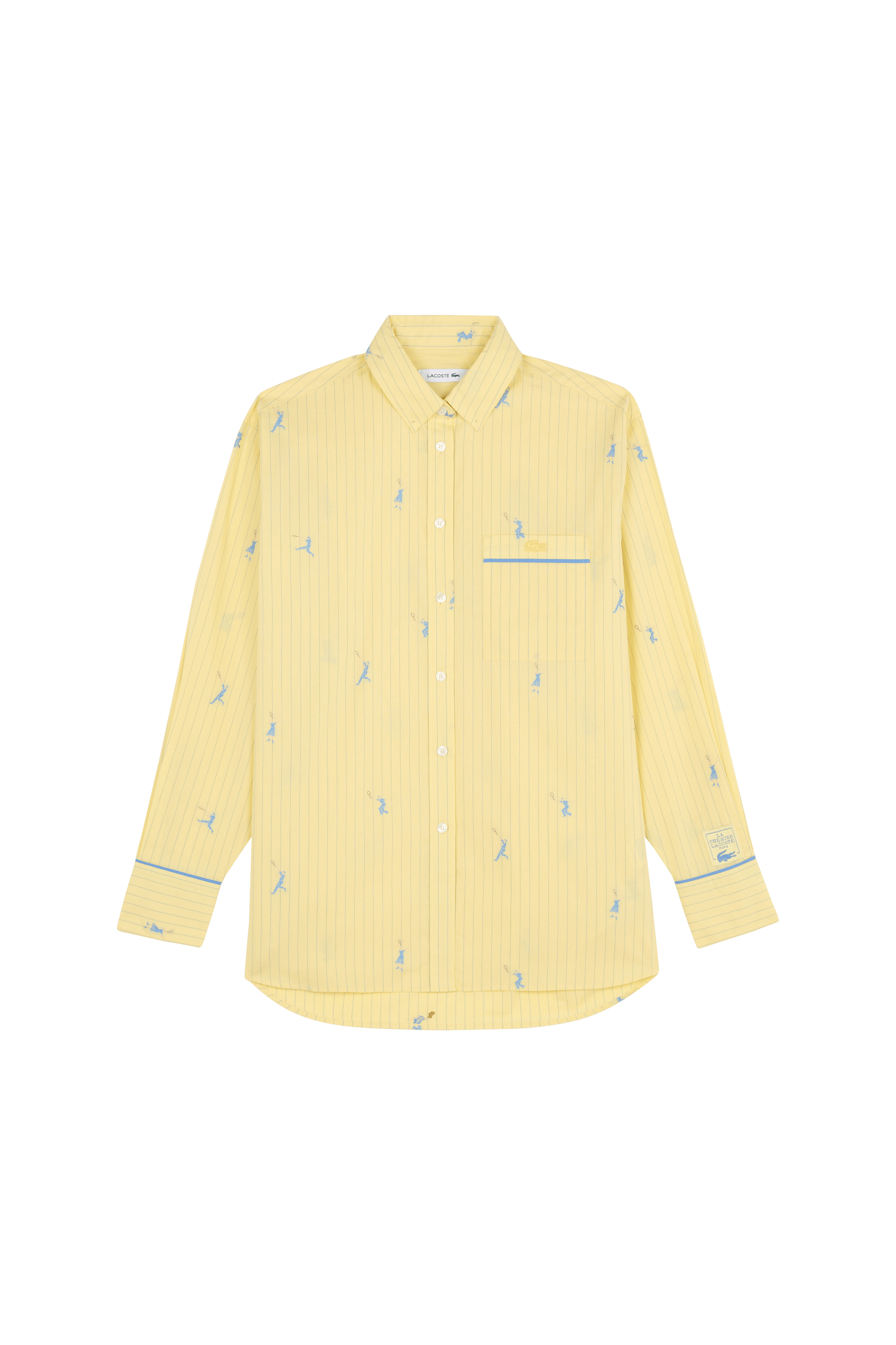 Chemise chemise manches courtes LACOSTE Jaune