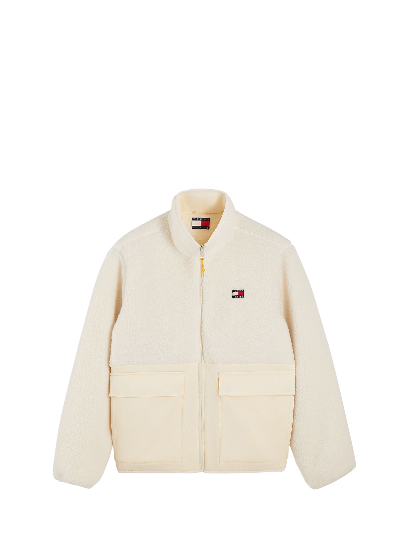 Veste bi-matière col montant TOMMY HILFIGER Beige