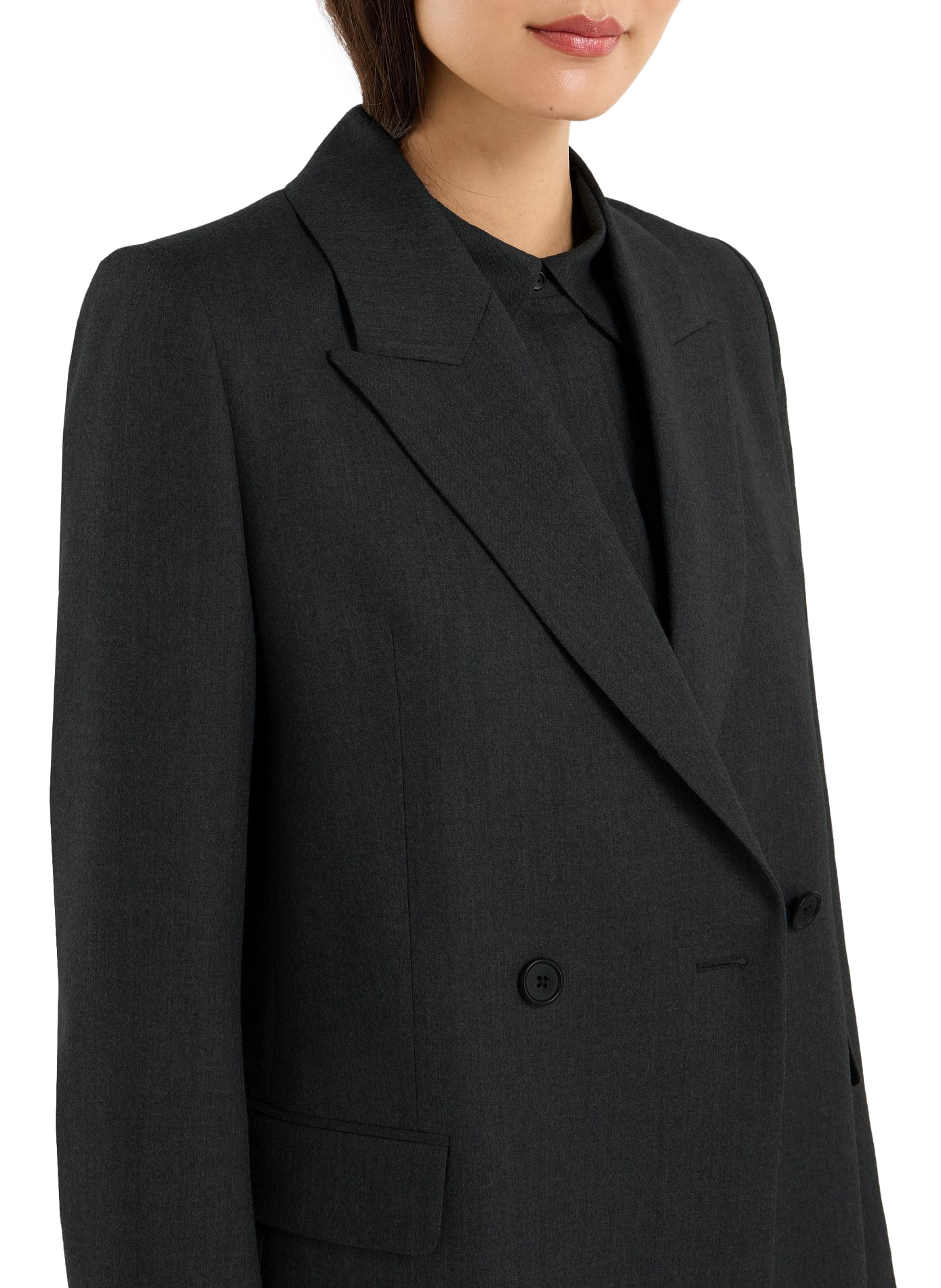 Veste col tailleur SAISON 1865 Gris