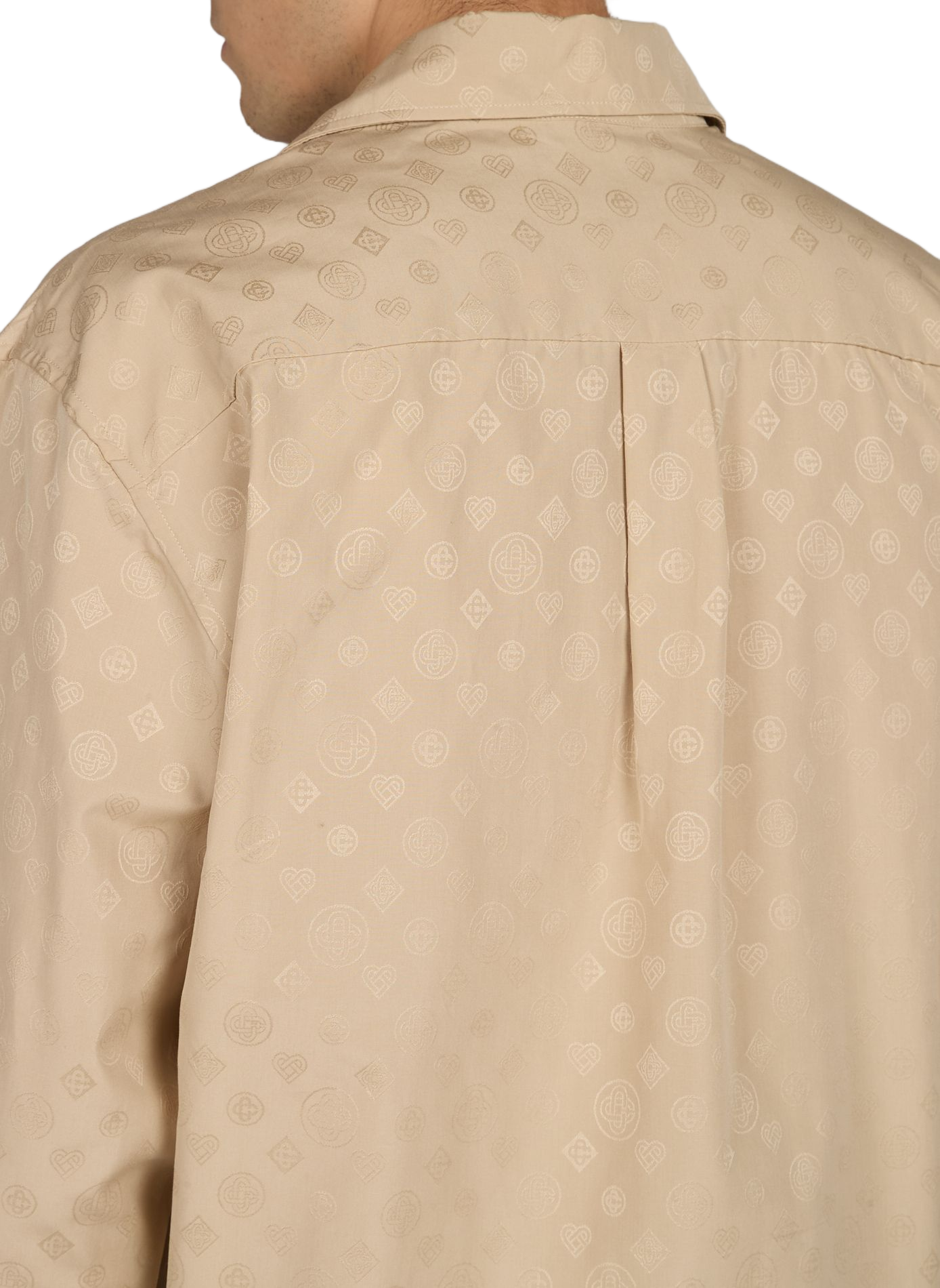 Jacquard straight shirt CASABLANCA PARIS Brown