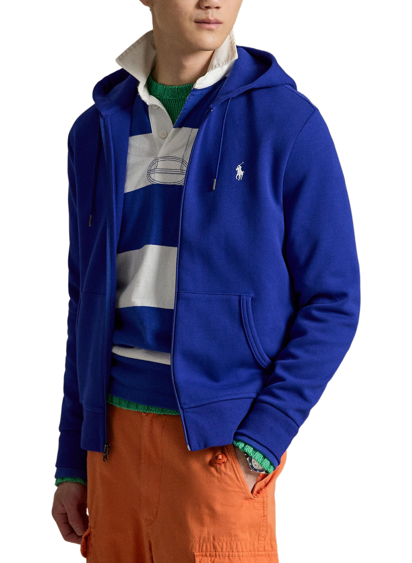 Hoodie avec fermeture à glissière POLO RALPH LAUREN Bleu