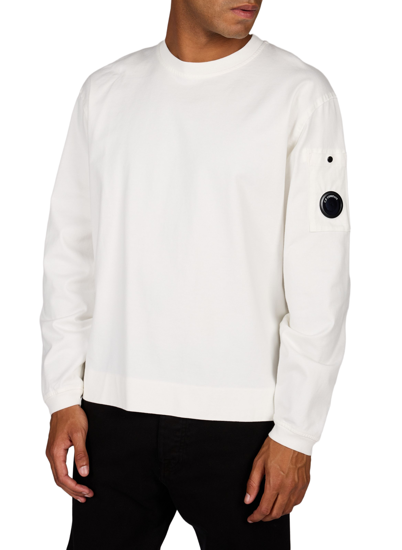 Langarmshirt CP COMPANY Weiss