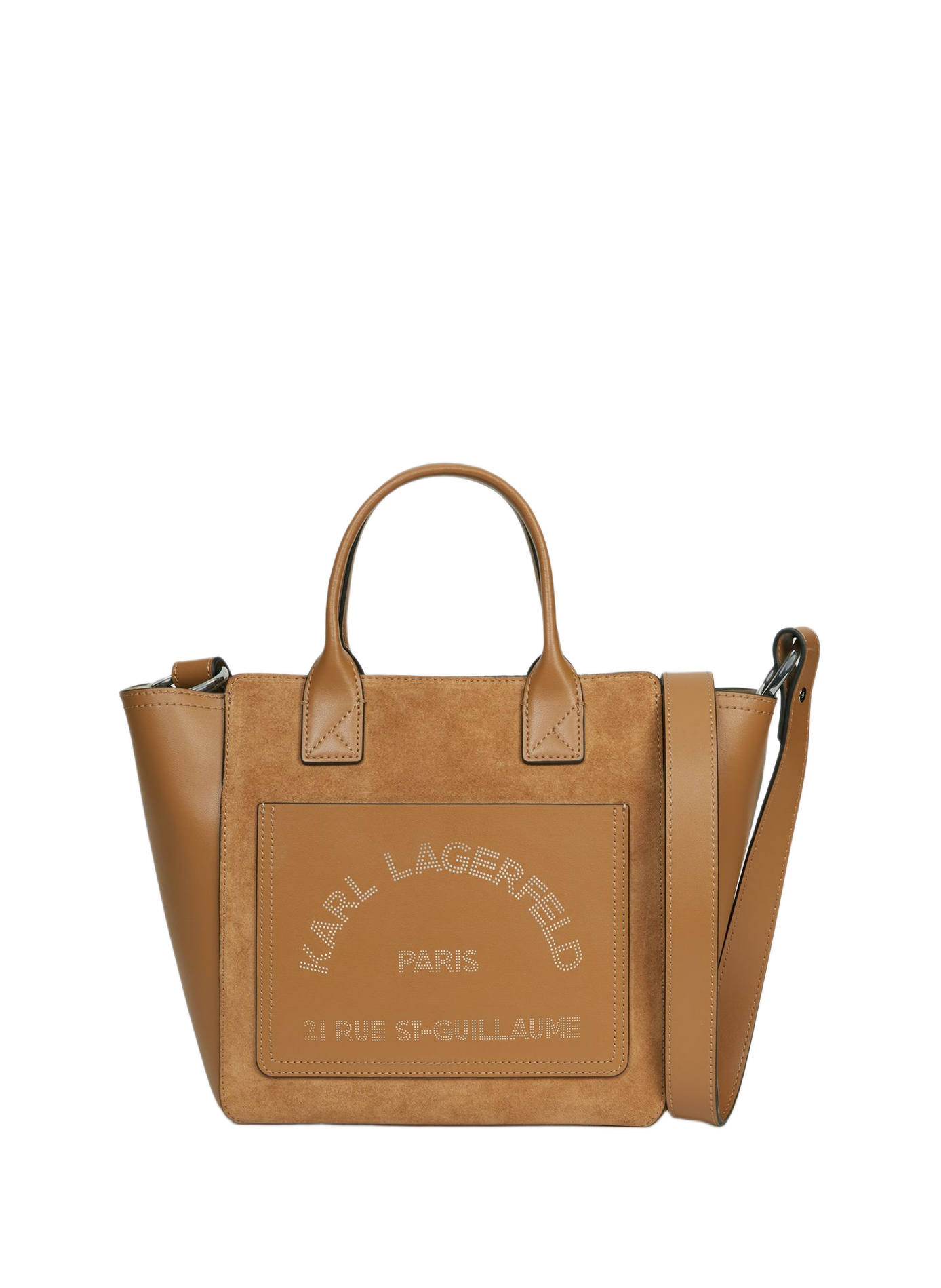 Schultertasche K/Pierced KARL LAGERFELD Braun