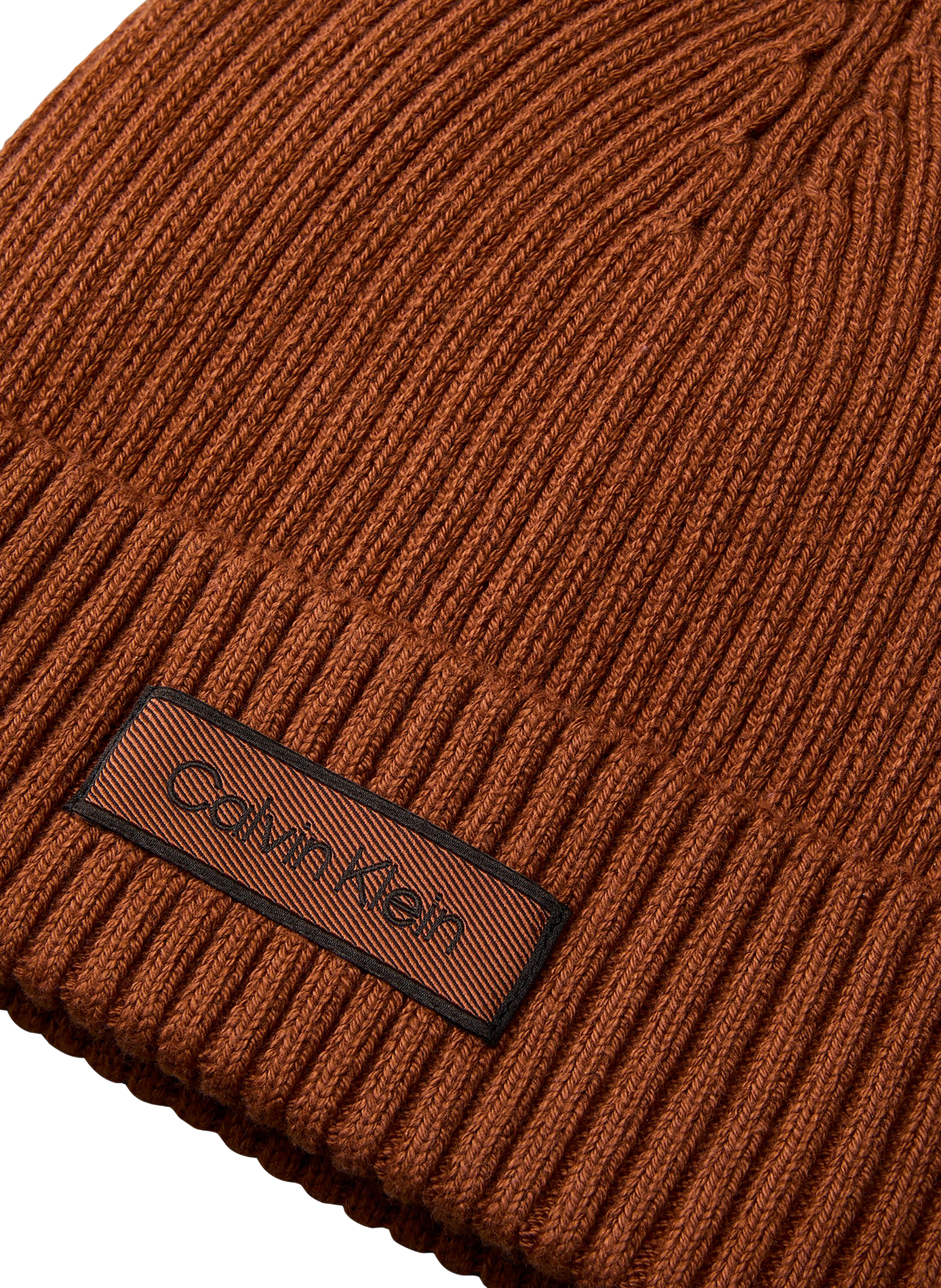 Bonnet en coton et cachemire | Orange CALVIN KLEIN Homme