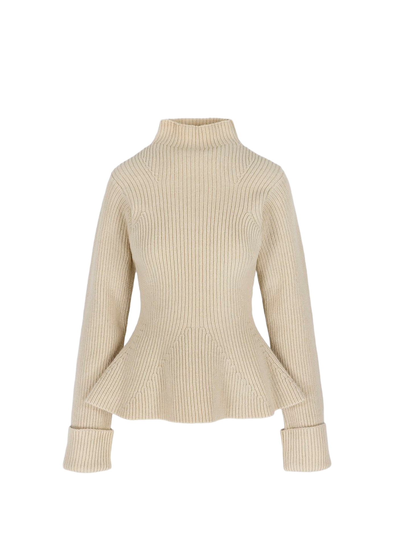 Pull en maille Maren en laine et cachemire RHUNE Beige