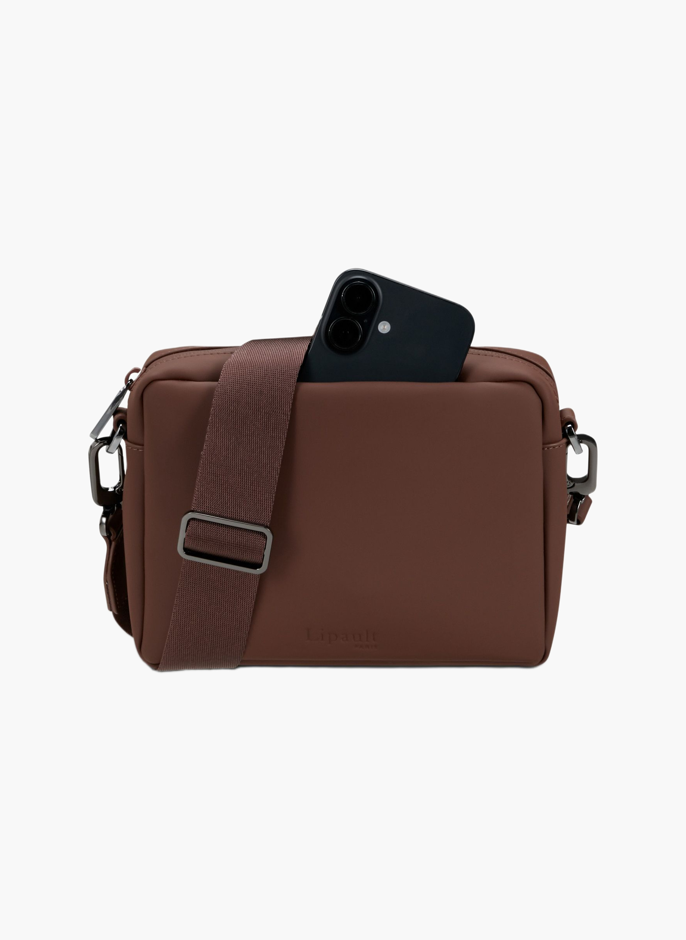 Lost in berlin sac à bandoulière taille s LIPAULT PARIS Marron