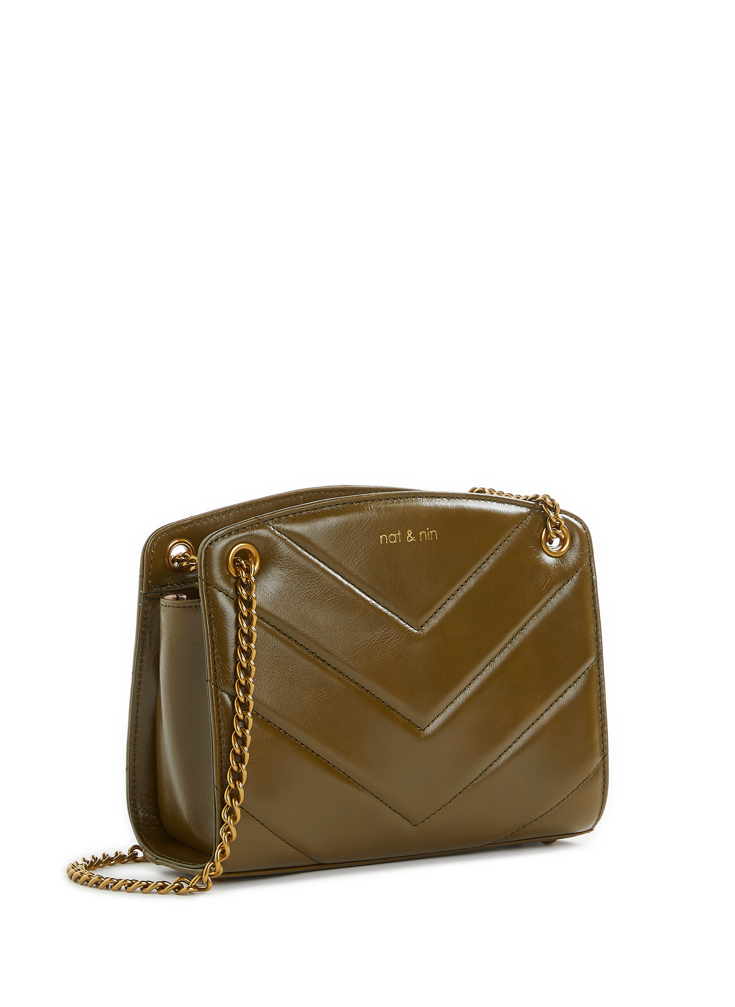 Sac matelassé en cuir