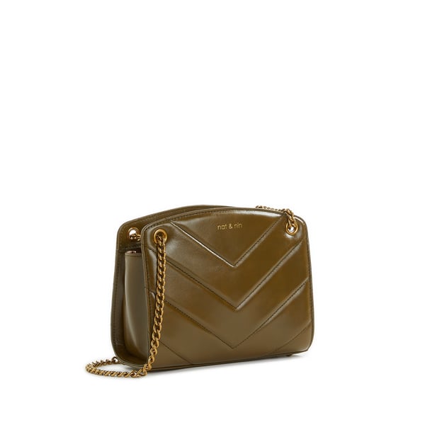 Sac matelassé en cuir