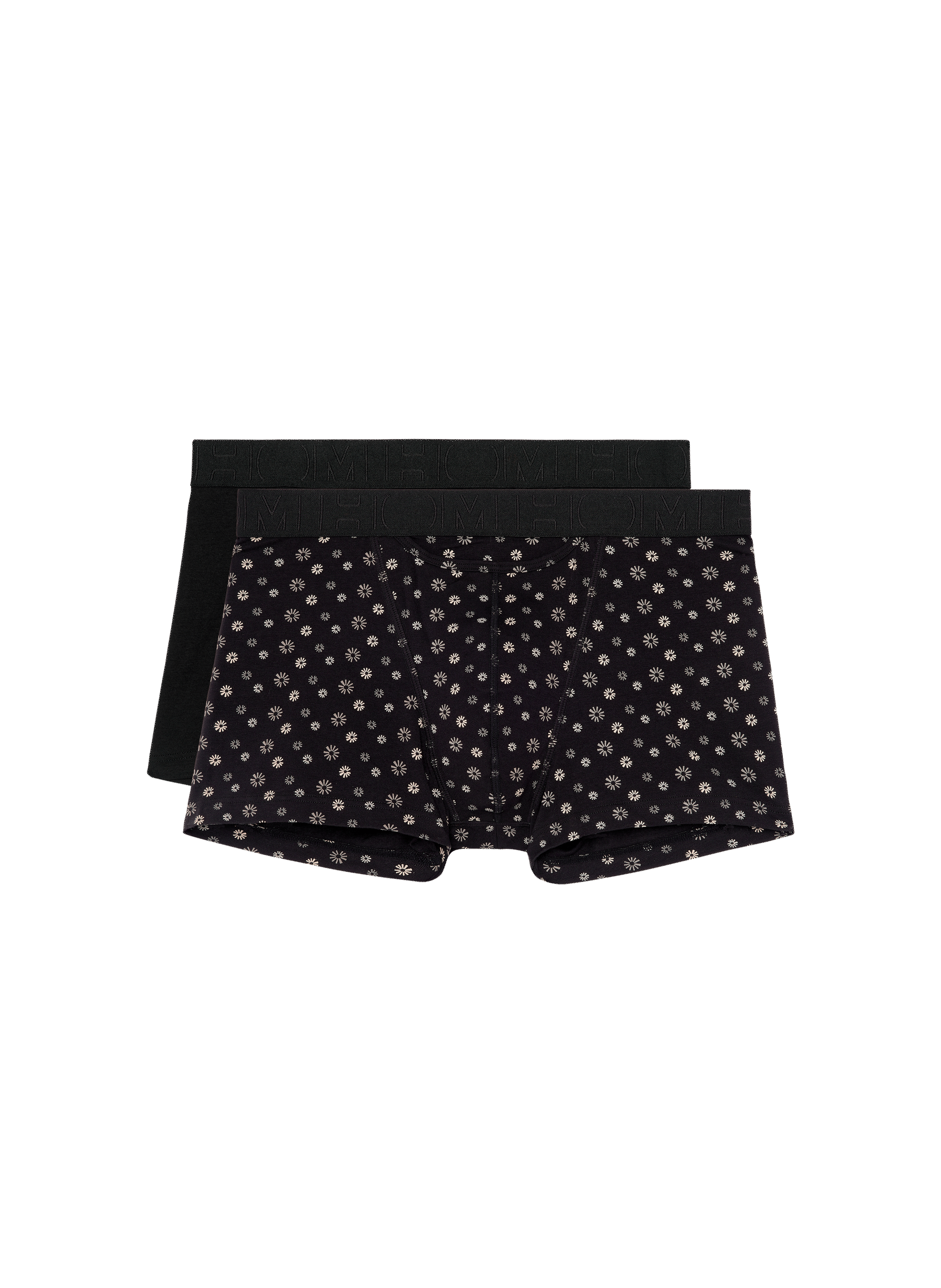 Lot de 2 boxers en coton  HOM Noir
