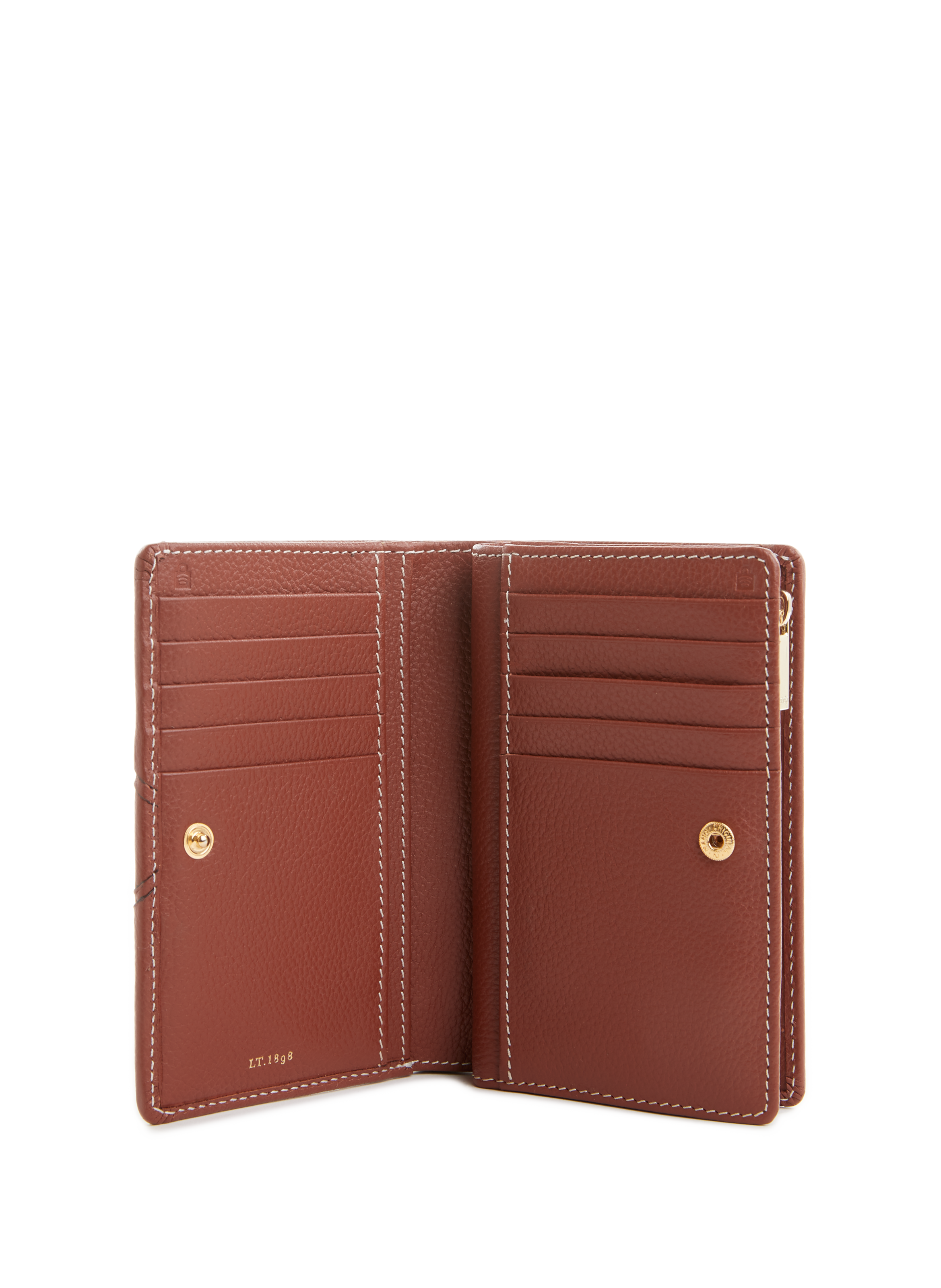 Portefeuille moyen Ella en cuir grainé