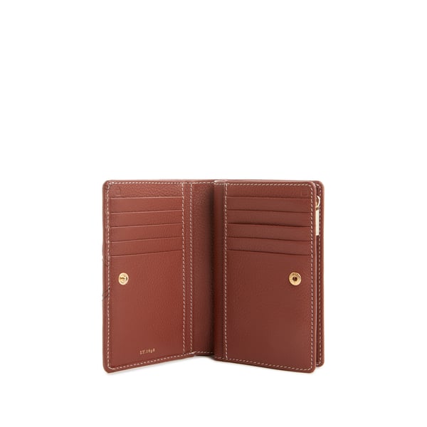 Portefeuille moyen Ella en cuir grainé