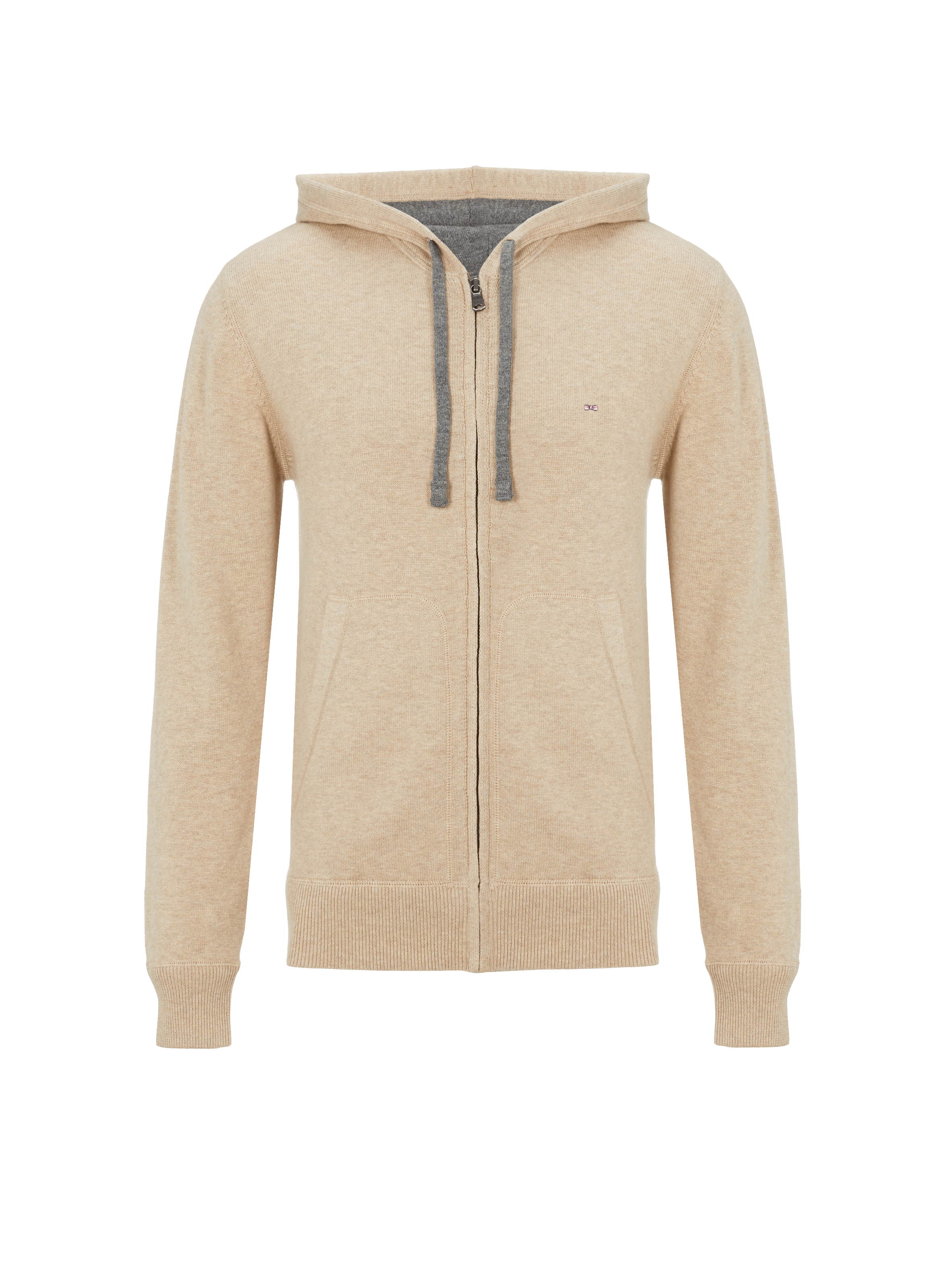 Gilet à capuche en maille