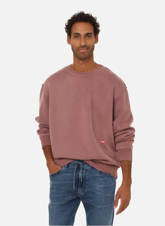 Diesel pink sweatshirt hotsell