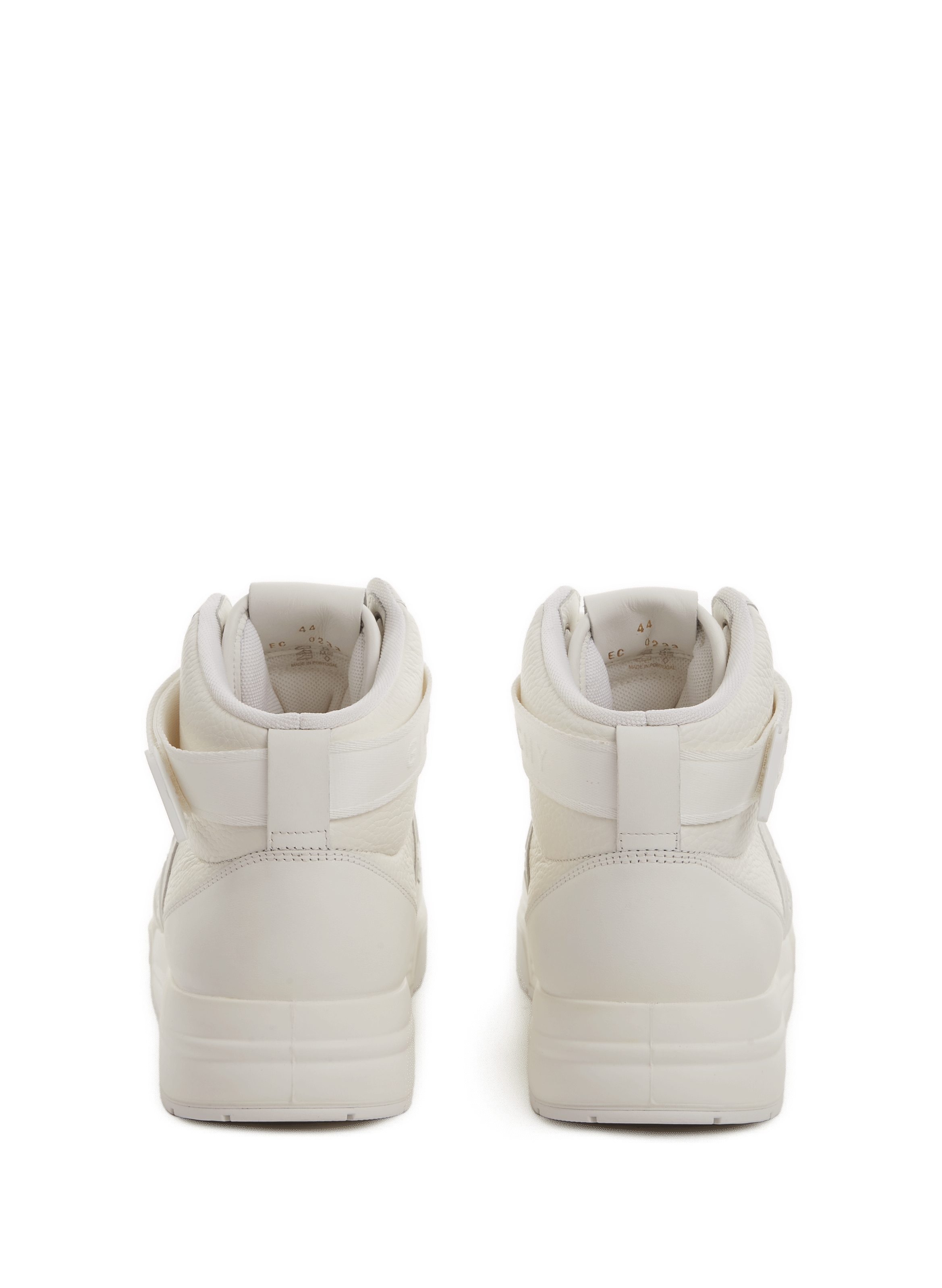 Leather high-top sneakers  GIVENCHY White