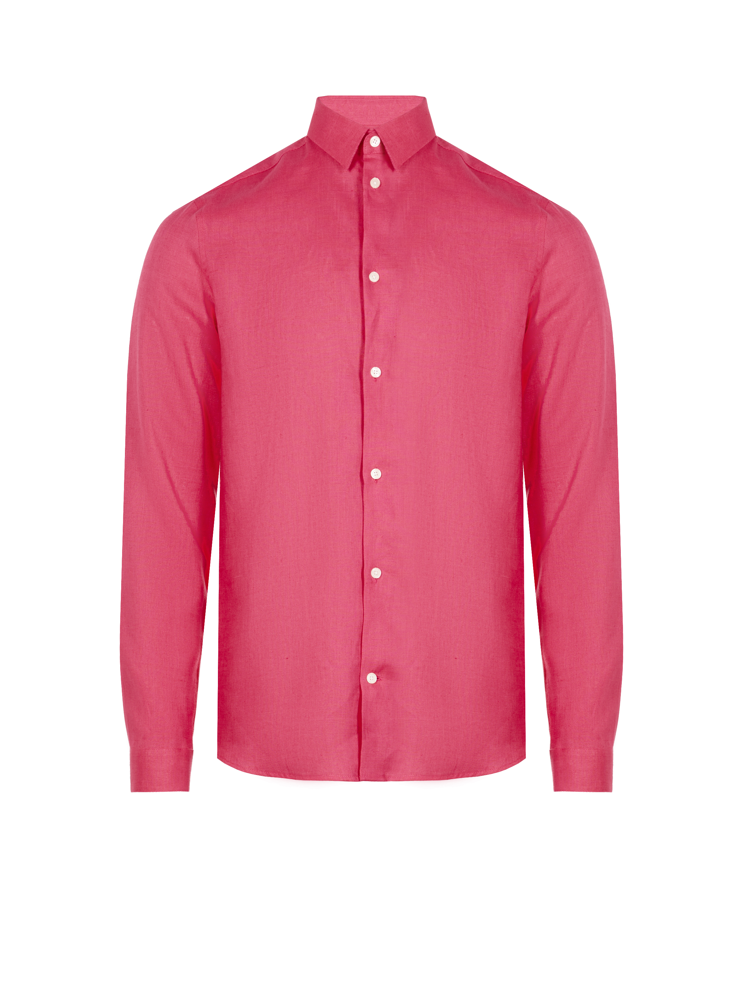 Chemise en lin  AU PRINTEMPS PARIS Rose
