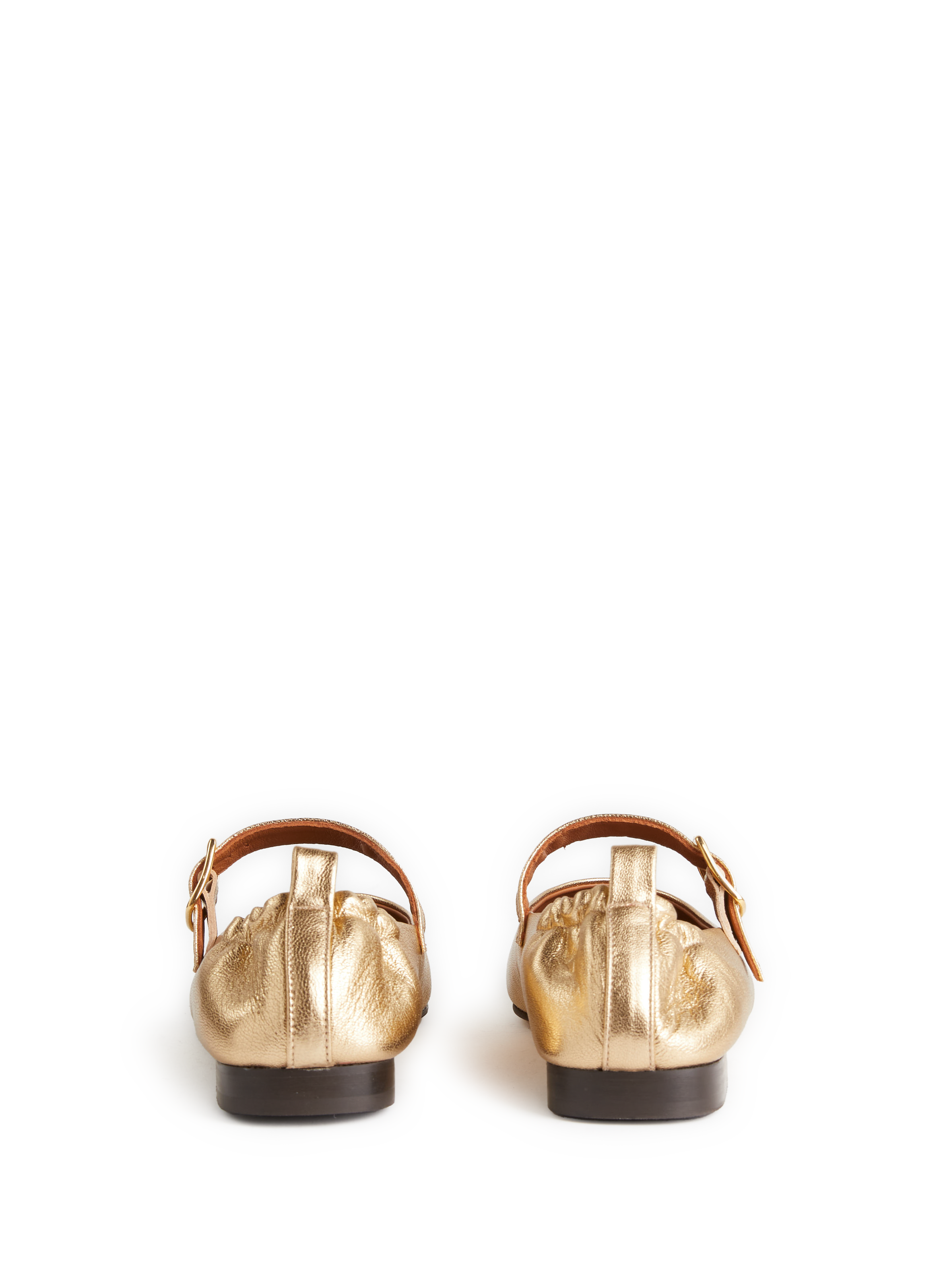 Ballerines en cuir  SAISON 1865 Doré