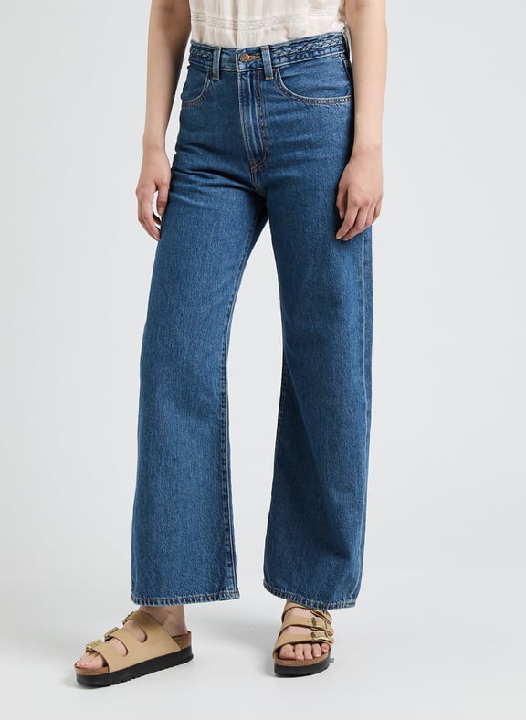 High-waisted Wide Leg Jeans Blue by LEVI'S LEVI'S High-waisted Wide Leg Jeans Blue