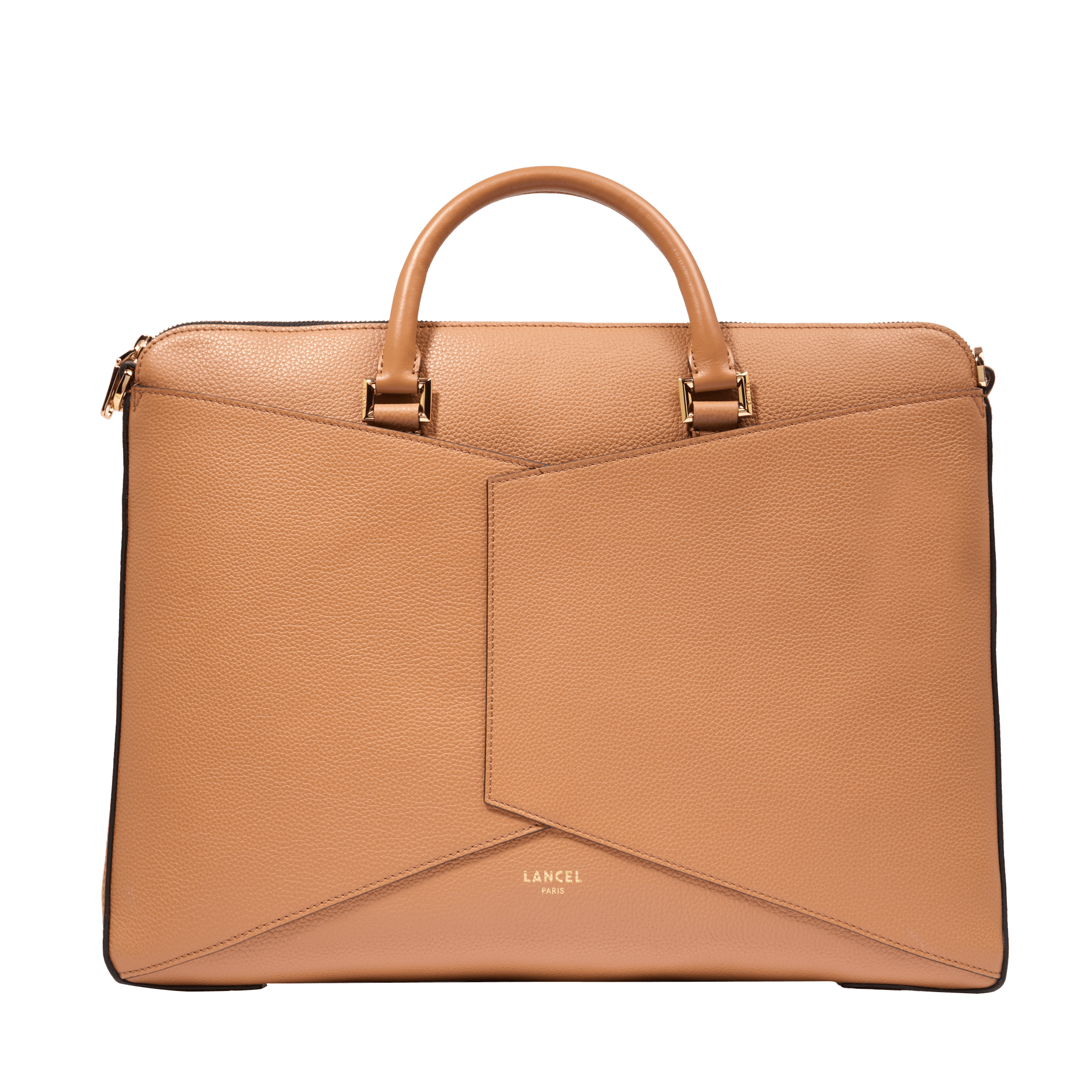 Porte-documents 14' enveloppe de lancel en cuir LANCEL Marron